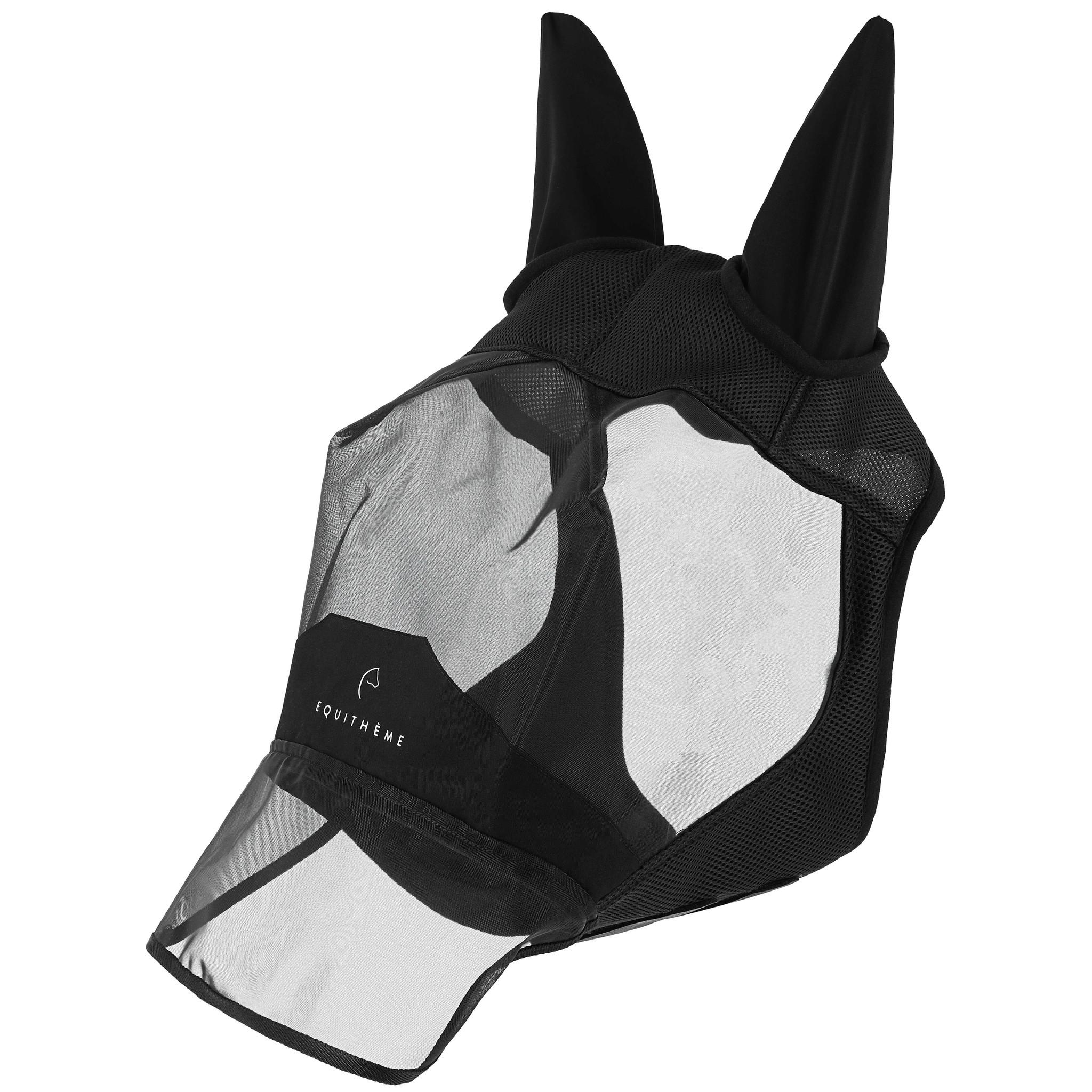 EQUITHÈME Mesh Anti UV Fly Mask + Nose Black 306026203