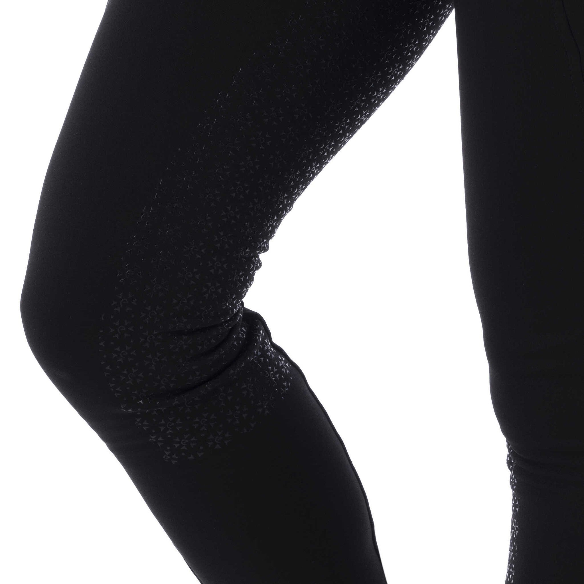 EQUITHÈME Dolomyt softshell Leggings full silicone - Ladies Black 979143236