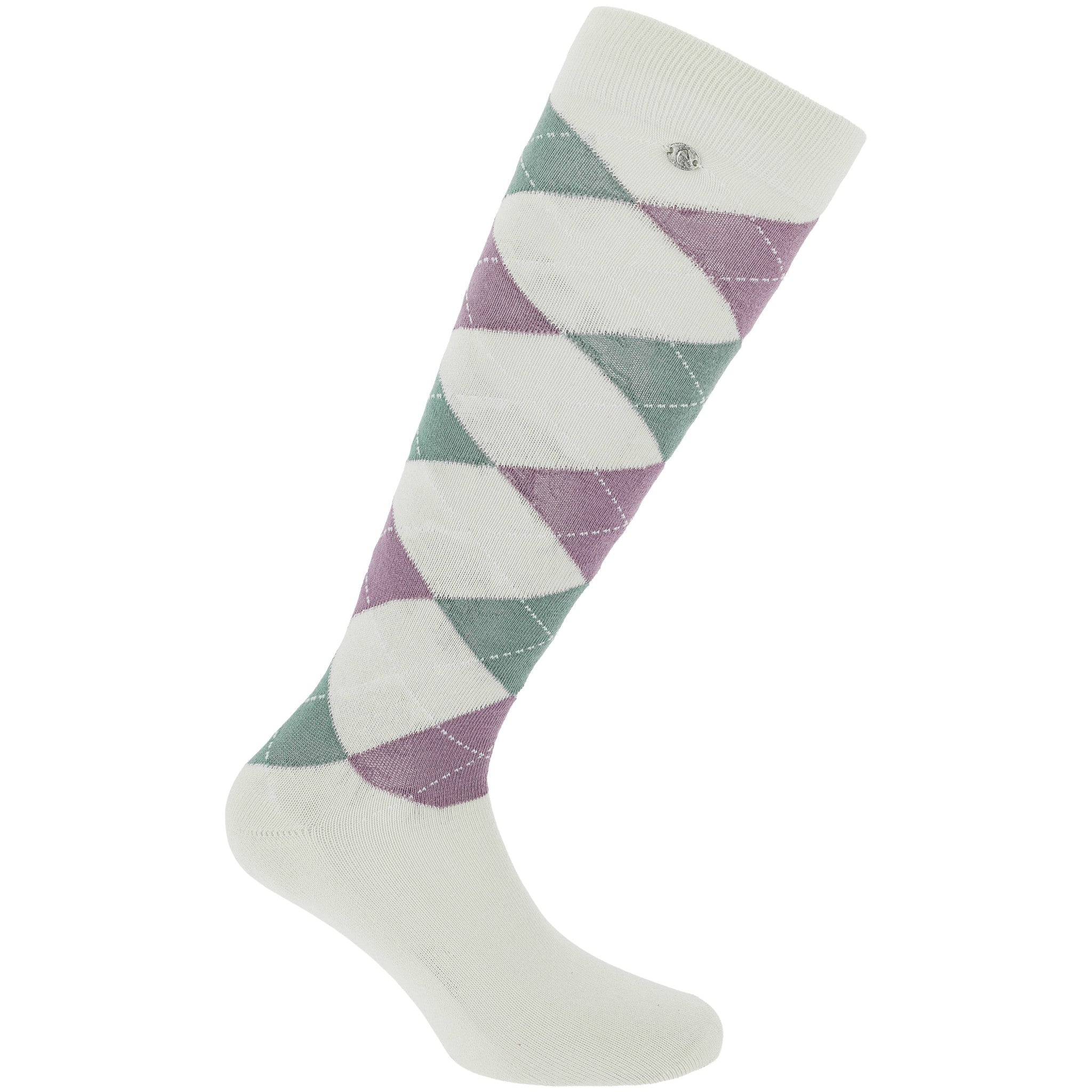 EQUITHEME Argyle Socks Grey/green - 986391218_packshot_1