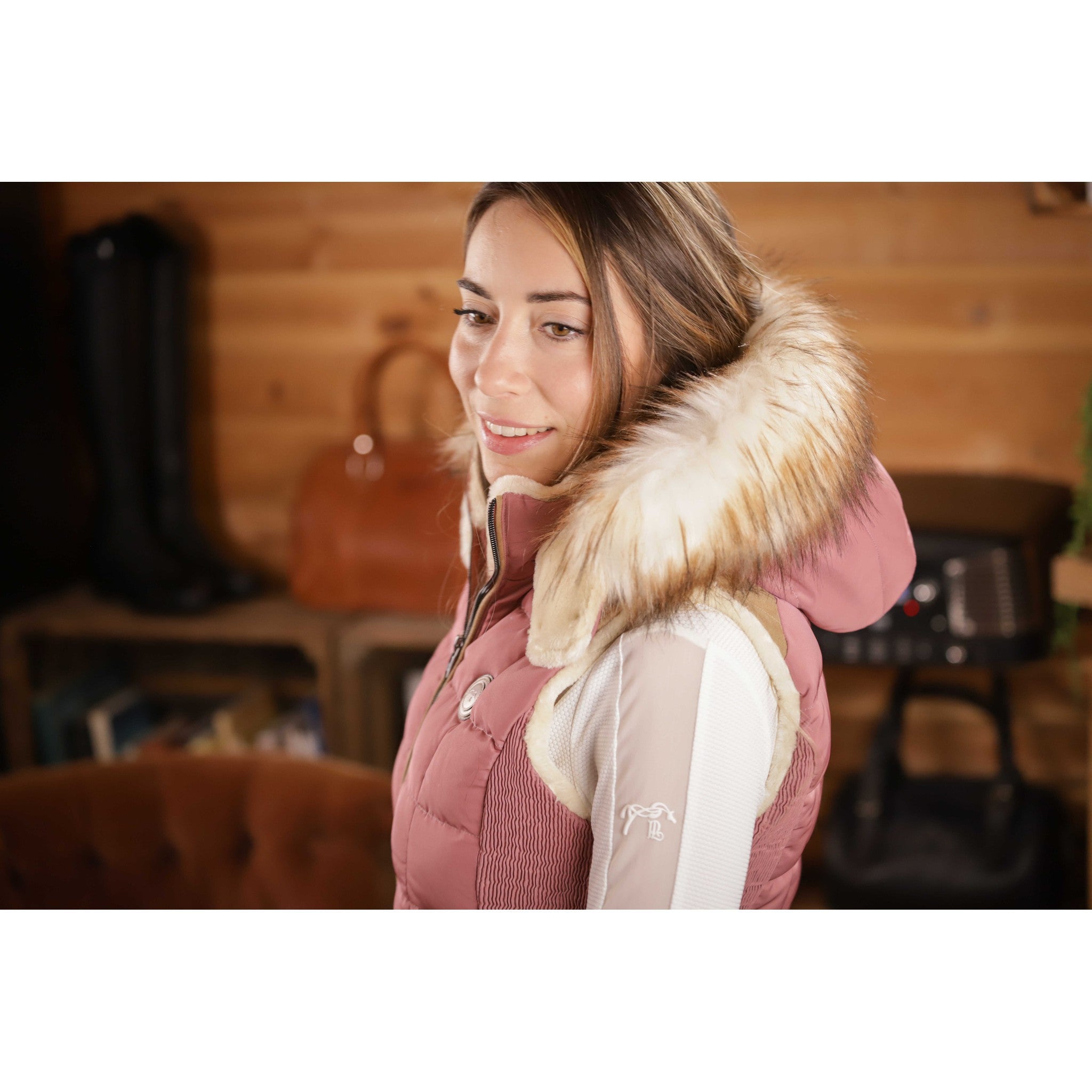 Pénélope New Roge Padded Jacket - Ladies Antique pink 978806160
