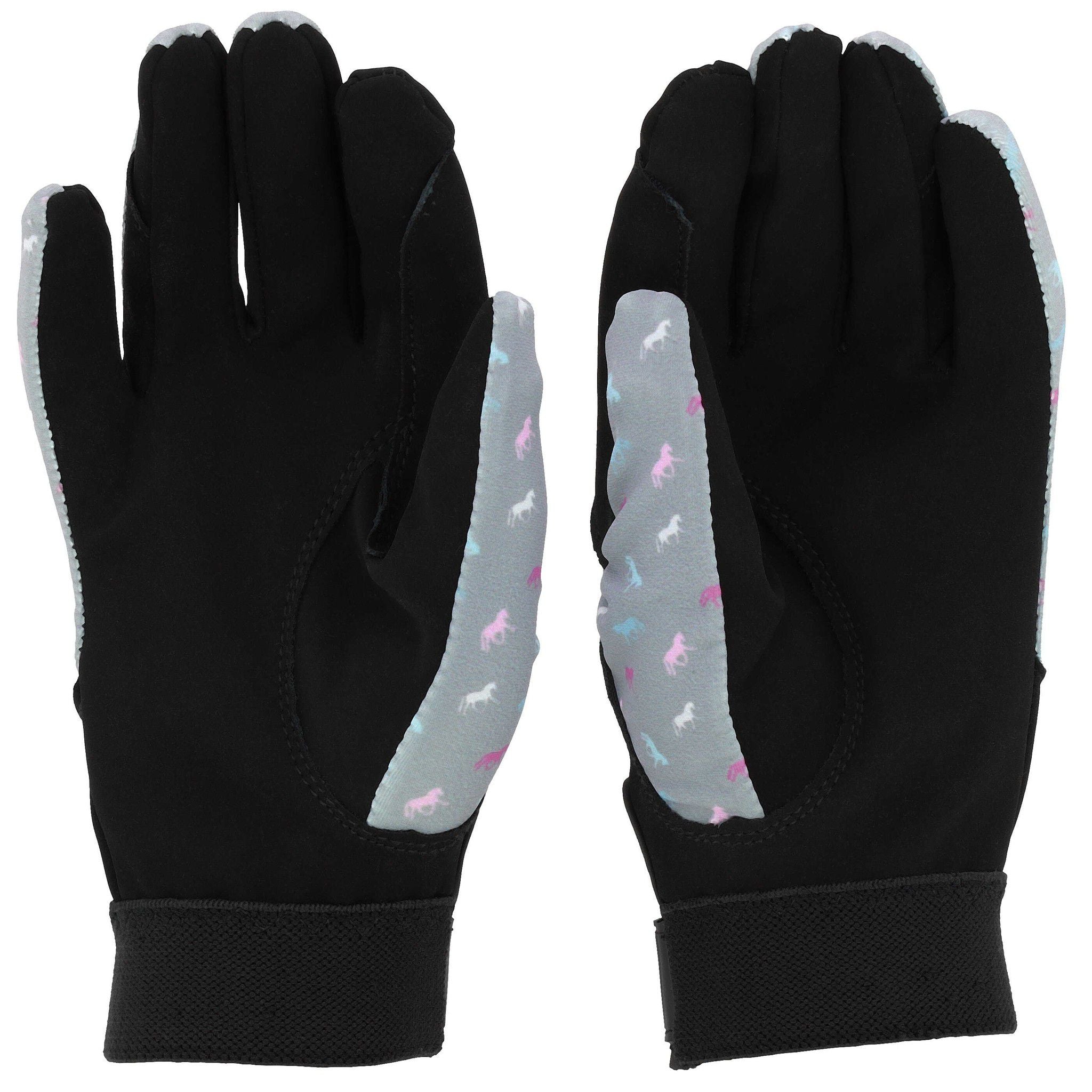 EQUITHÈME Maelle Gloves - Children Grey 930262112