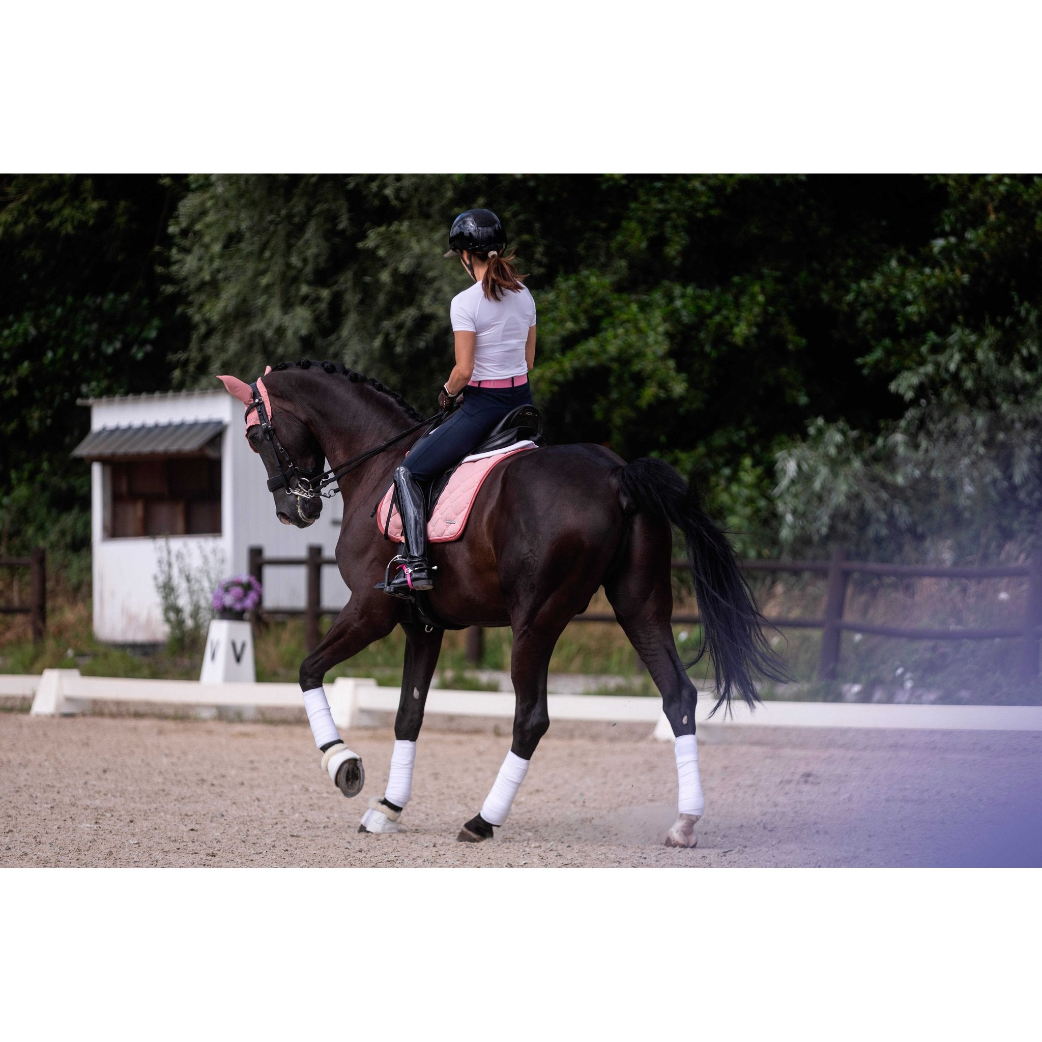 METALAB Flexicare Stirrup Leathers 45cm Pink - 922079013_ambi_3