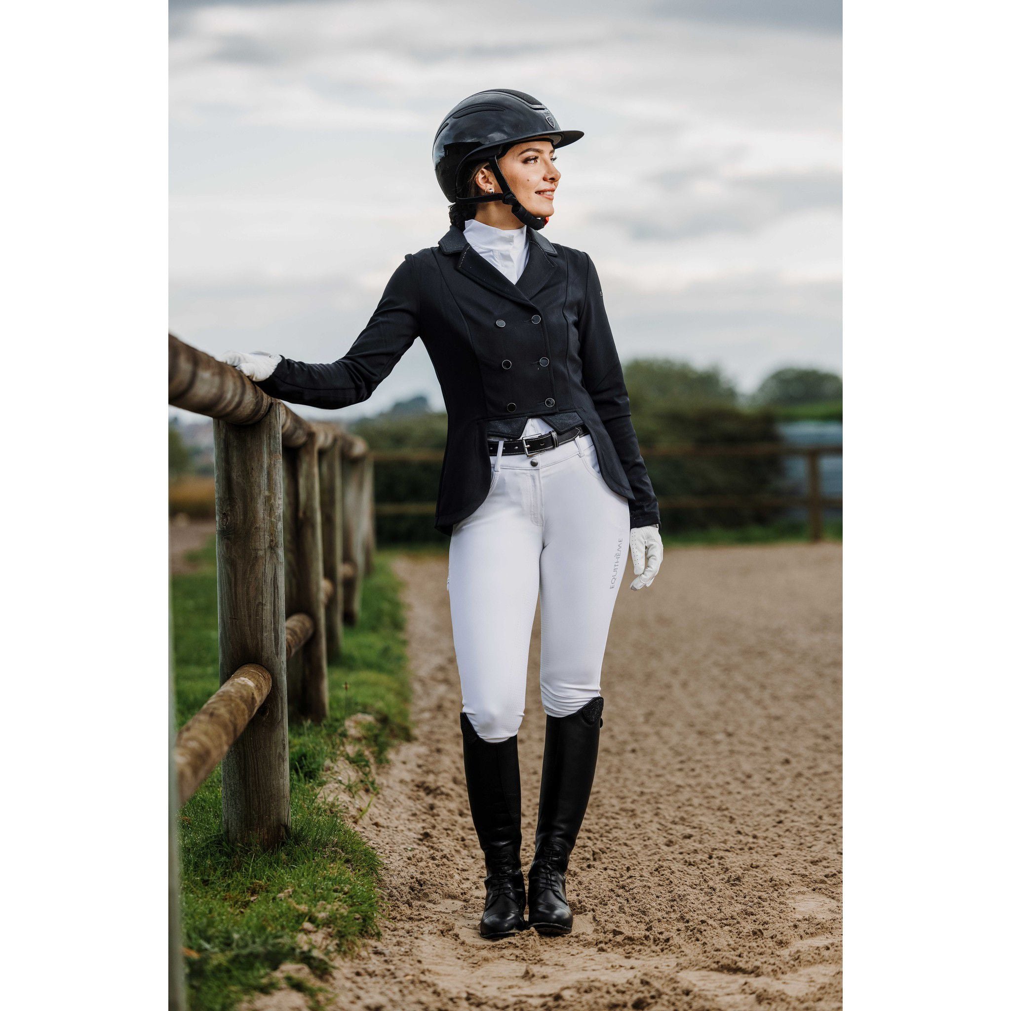 EQUITHÈME Munich Dressage Shadbelly - Ladies Black 988701236
