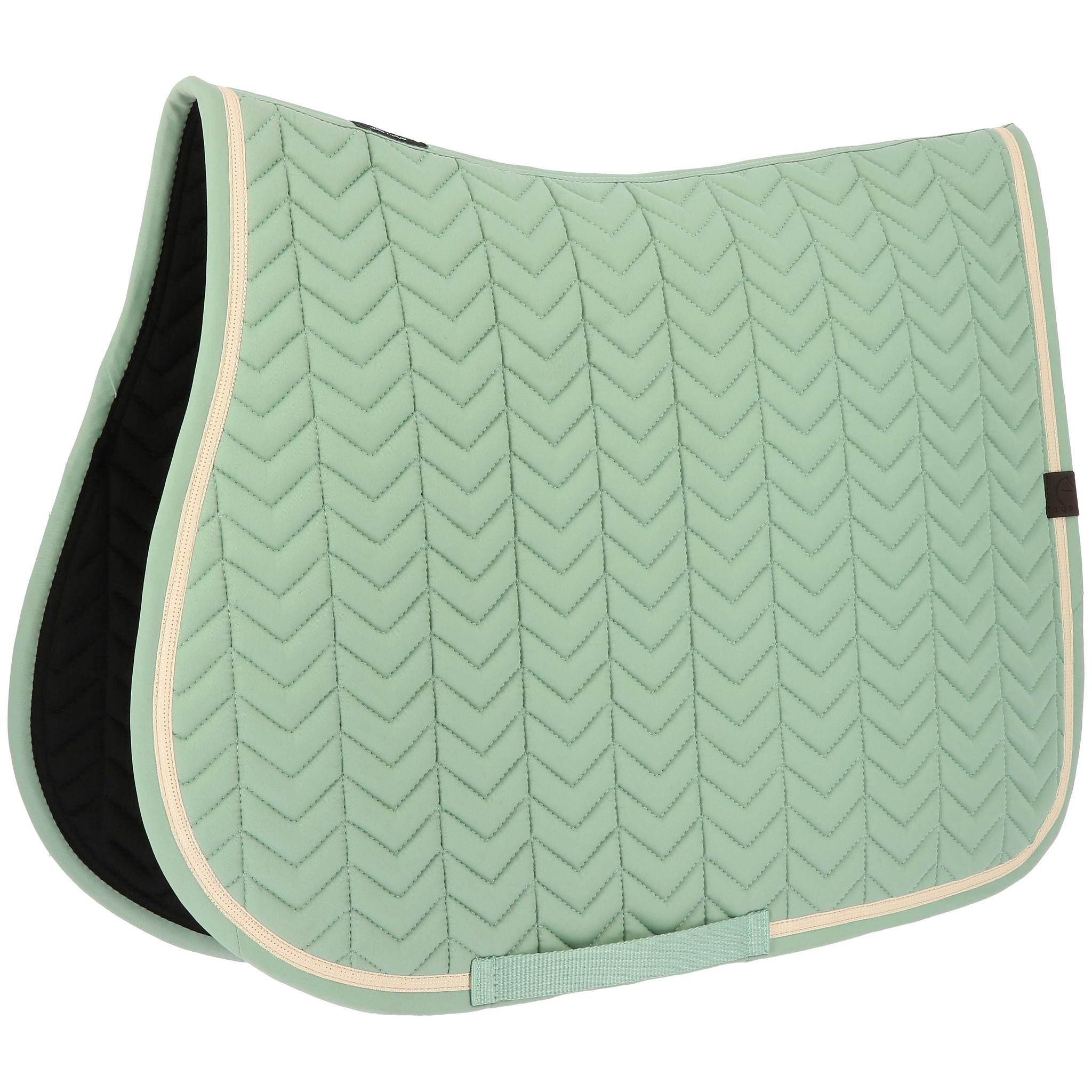 EQUITHÈME Softypop Saddle Pad - All purpose Dark green 204003009