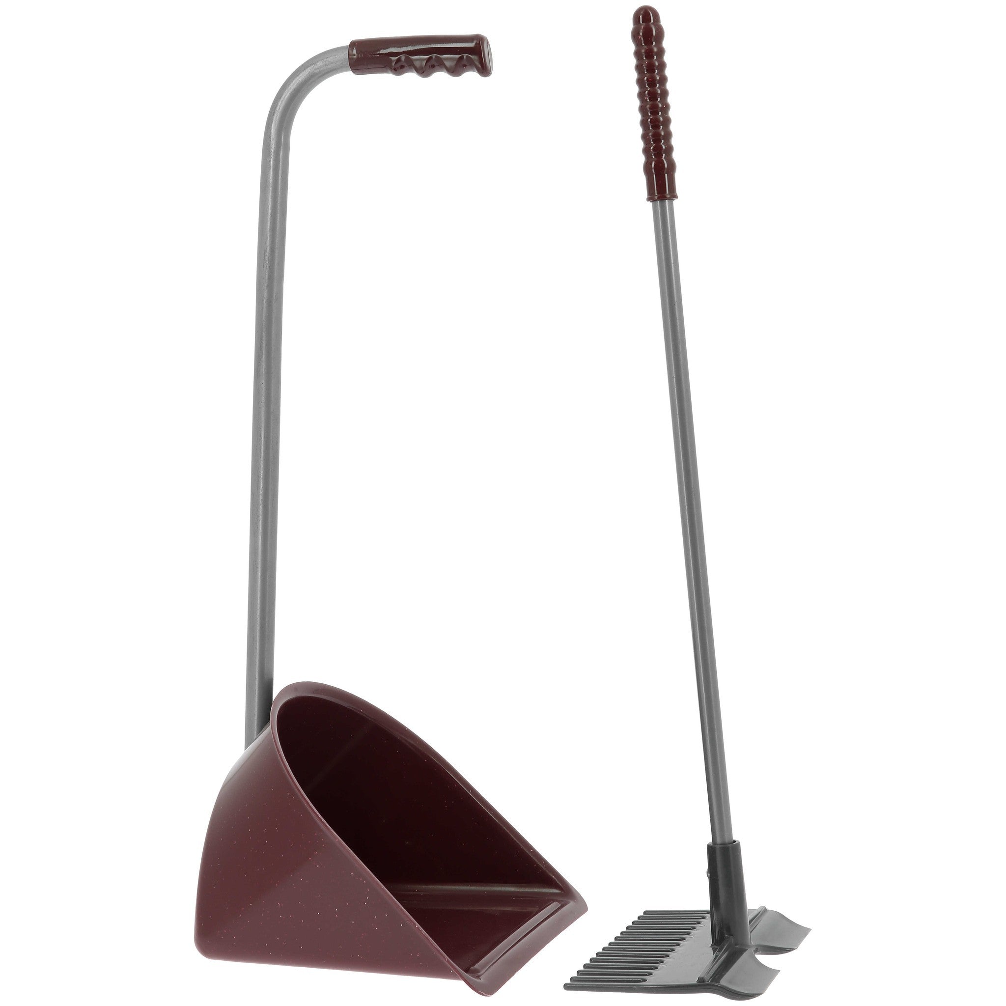Hippo-Tonic Glitter Manure Scoop + Rake Burgundy 704141133
