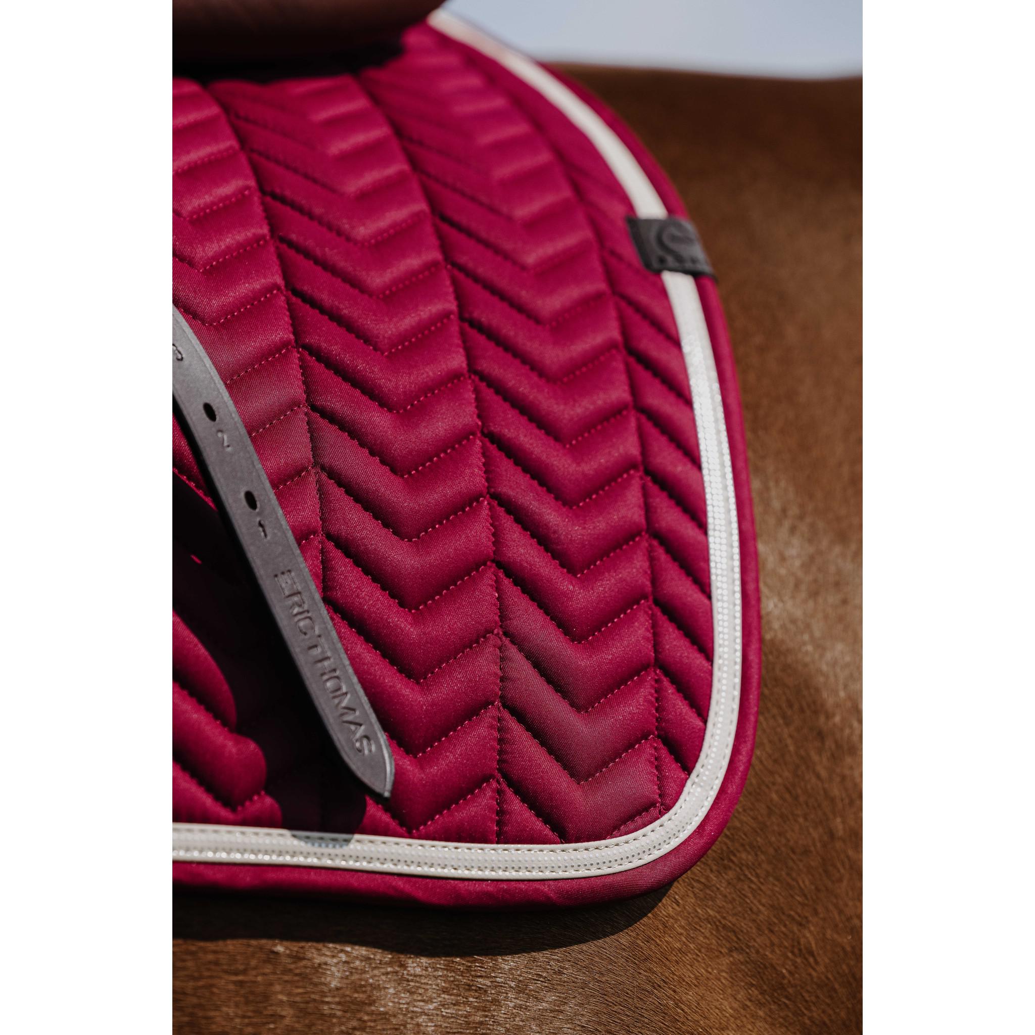 EQUITHÈME Softypop Saddle Pad - All purpose Burgundy 204003033