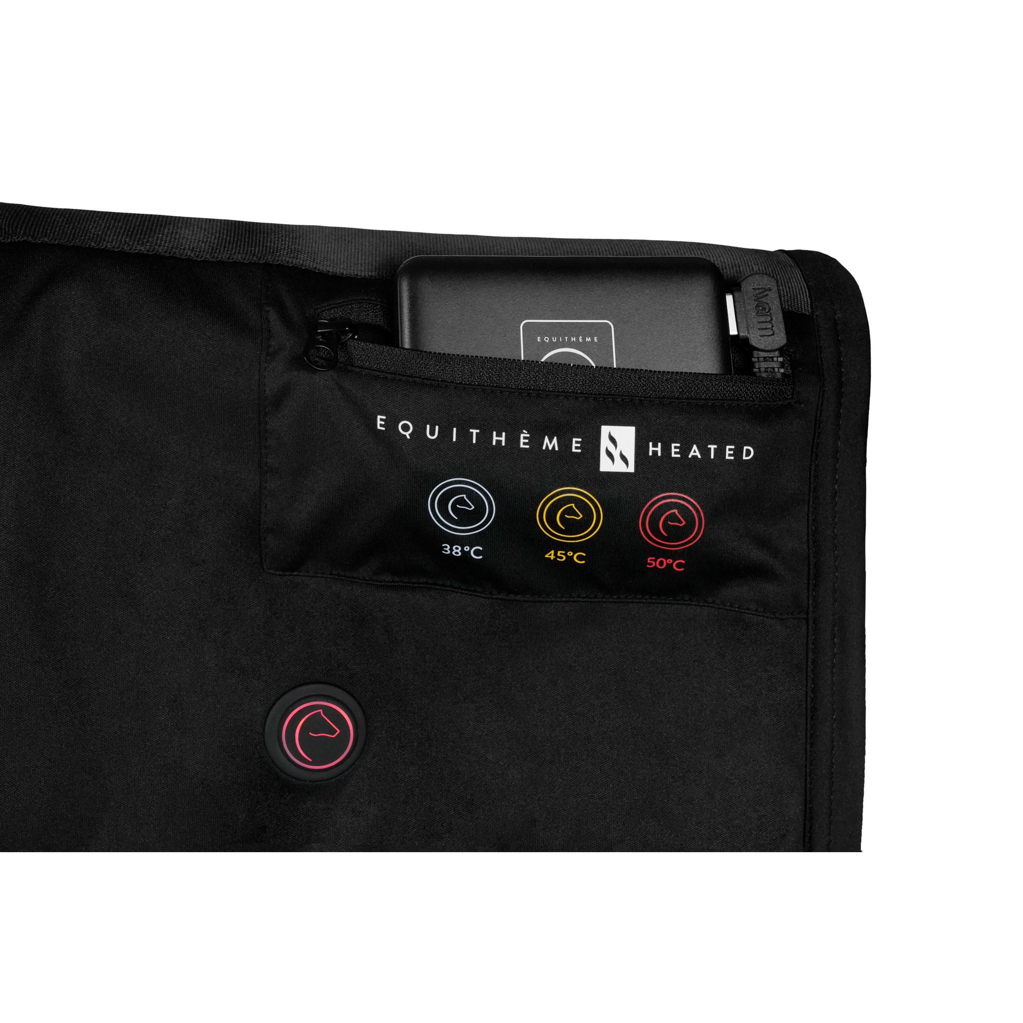 EQUITHÈME Heated Back Cover Black 981500202