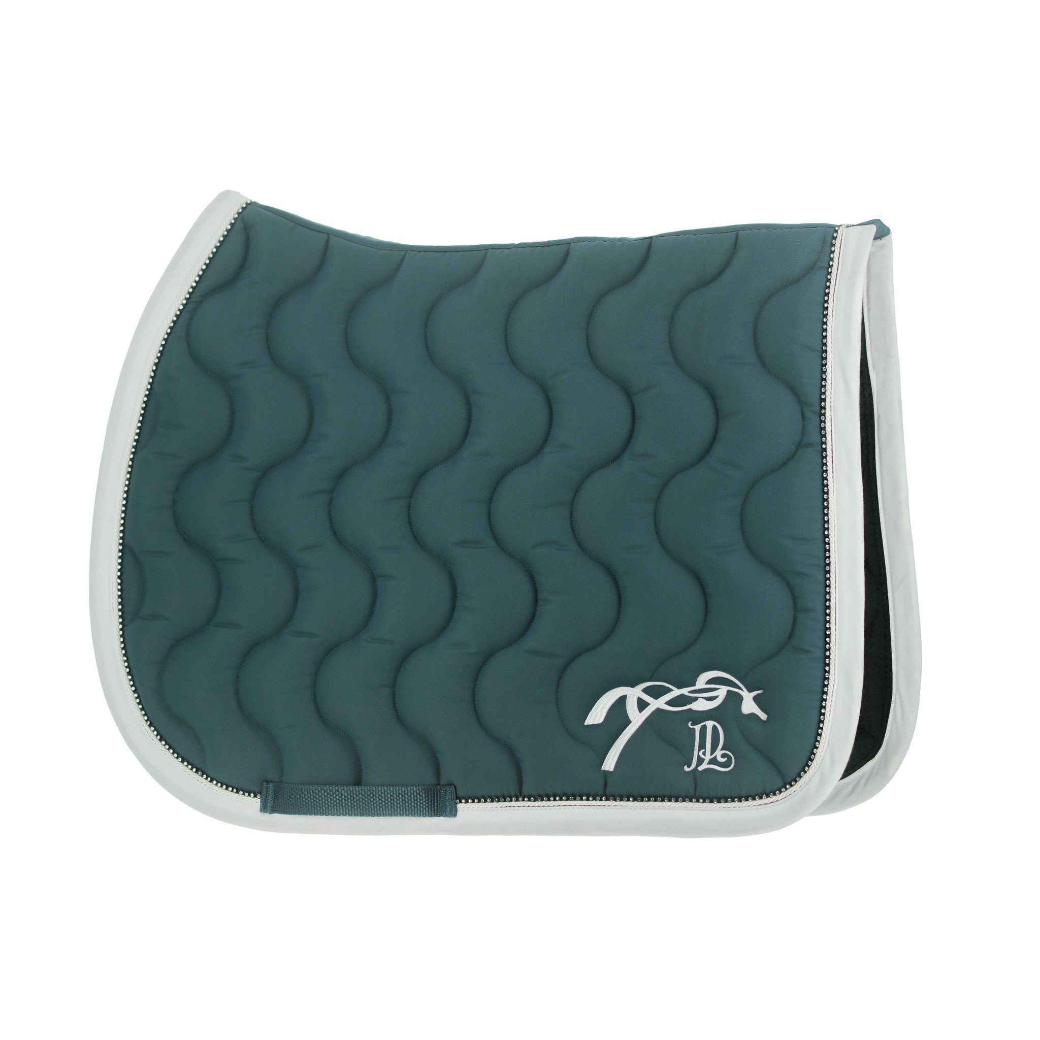 Pénélope Diamant Saddle Pad - All purpose Peacock blue /white 204846340