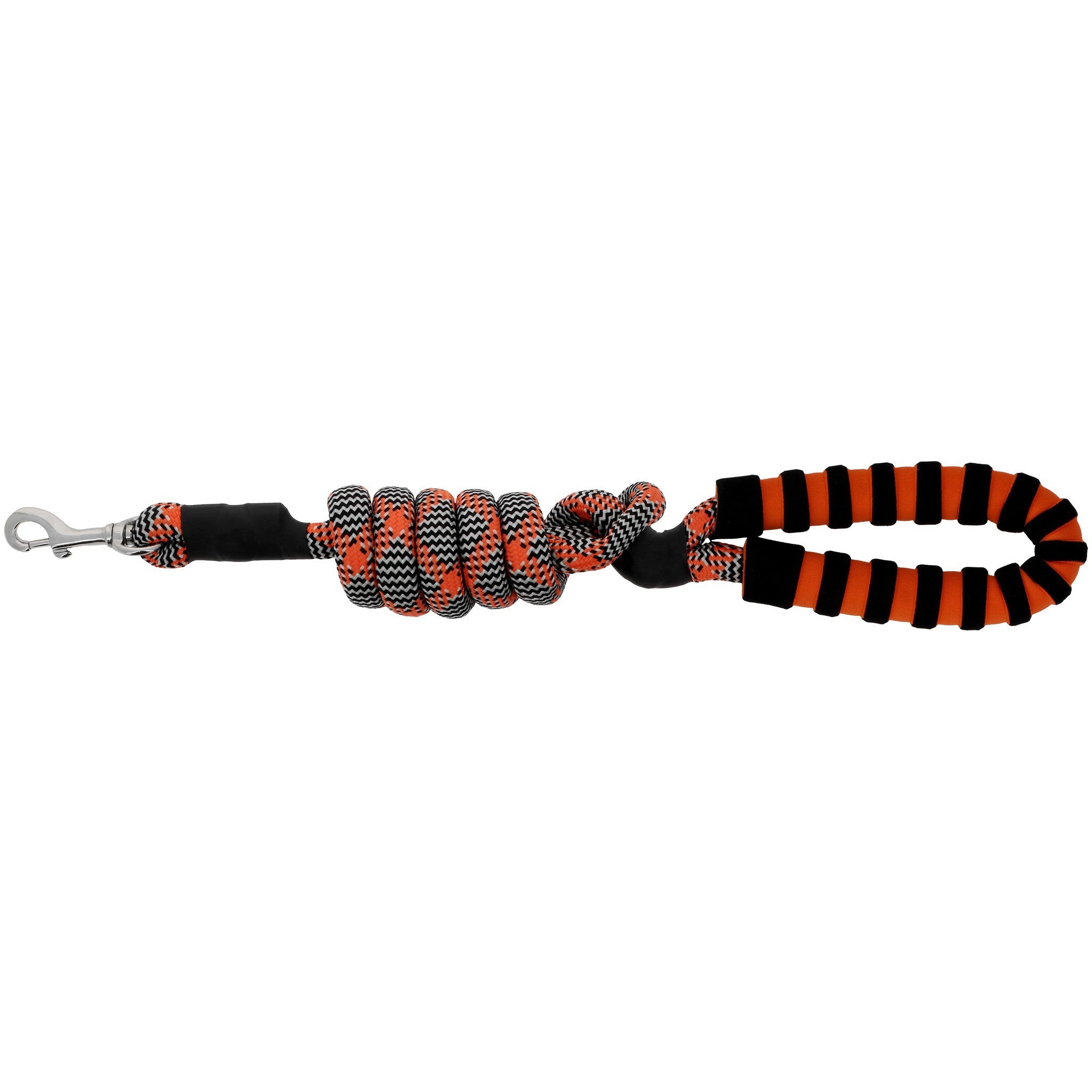 EQUITHÈME Haspen Dog Leash Black/neon orange 409055225