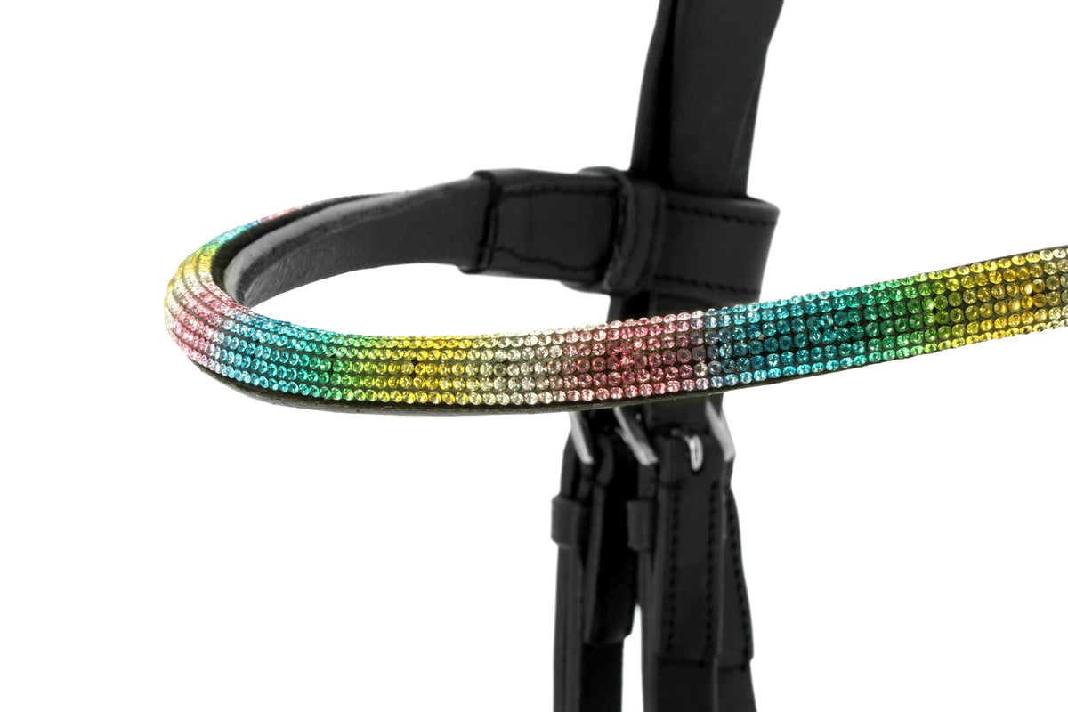 NORTON PRO Rainbow Bridle Black