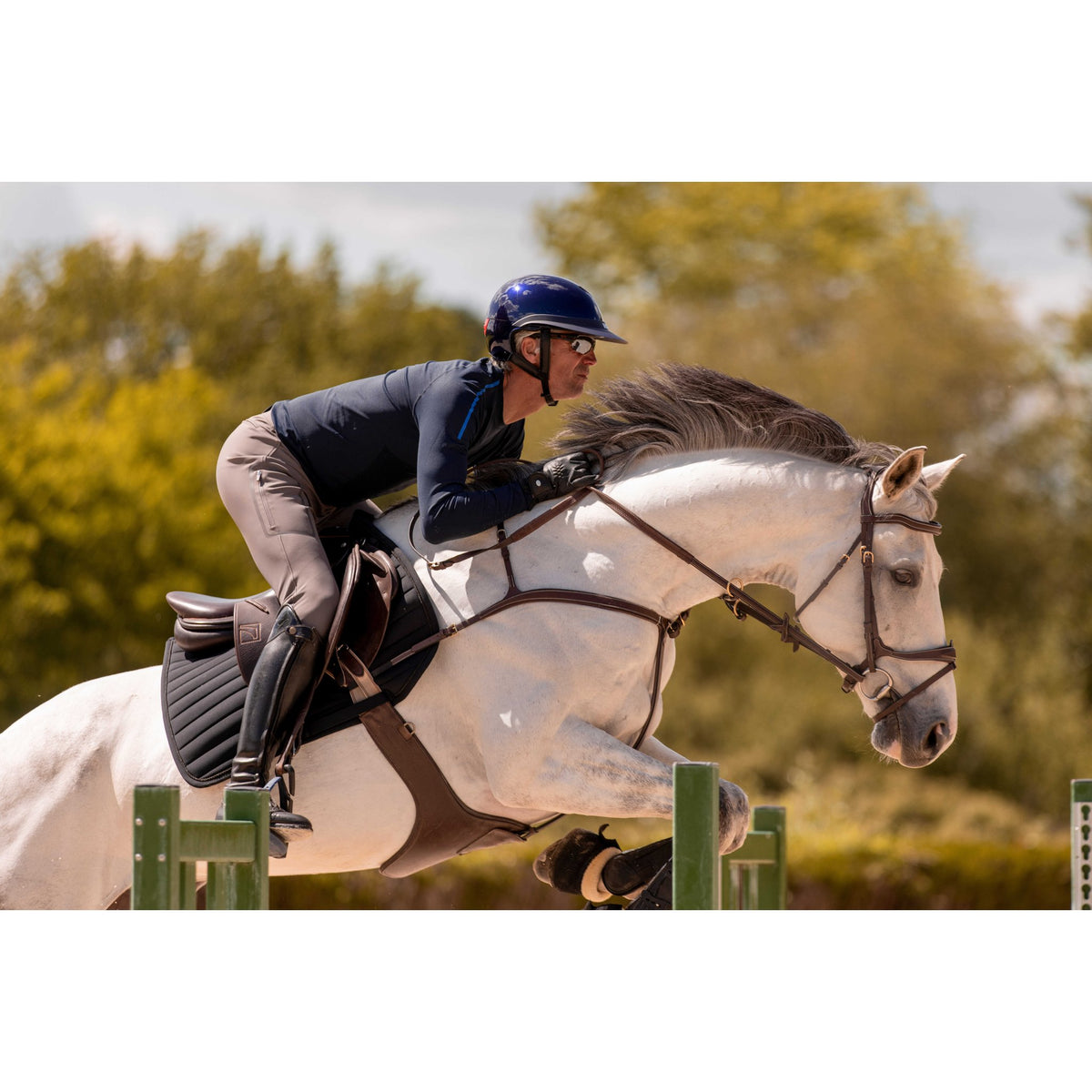 K by EQUITHÈME K-Soft Rubber Reins - Havana - 305021318_ambi_12