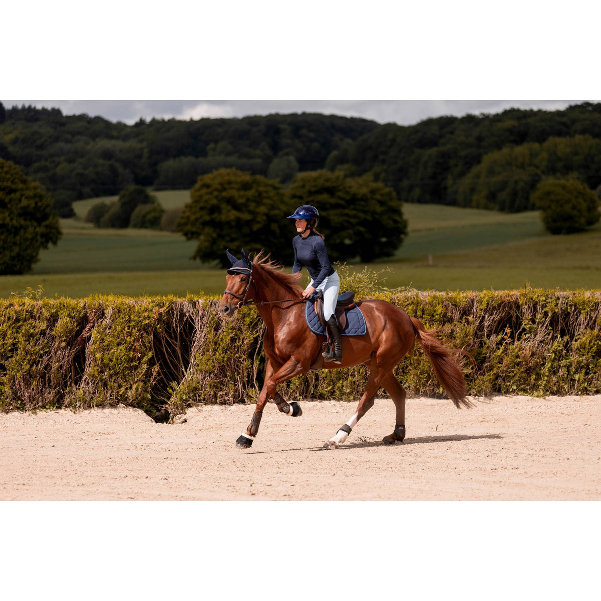K by EQUITHÈME K-Grip Supergrip Reins - Havana - 305023318_ambi_3