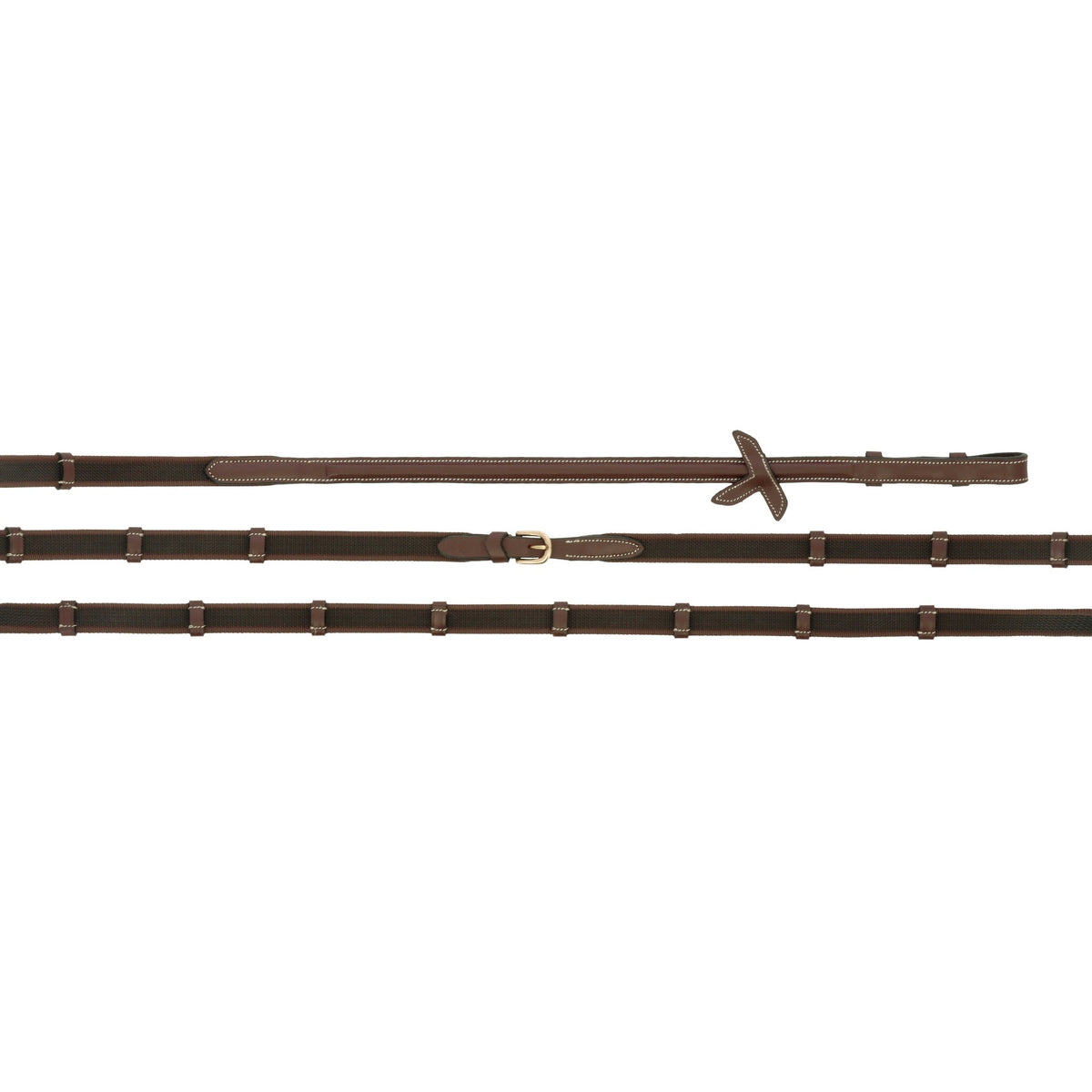 K by EQUITHÈME K-Grip Supergrip Reins - Havana - 305023318_packshot_1