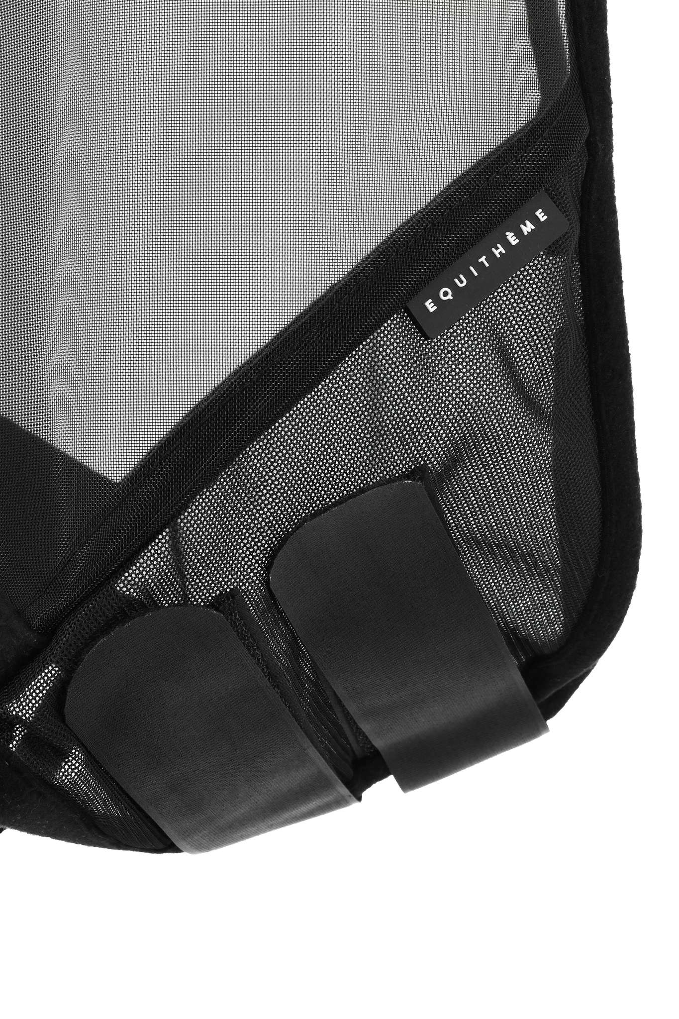 EQUITHÈME 2-in-1 UV Protective Fly Mask Black