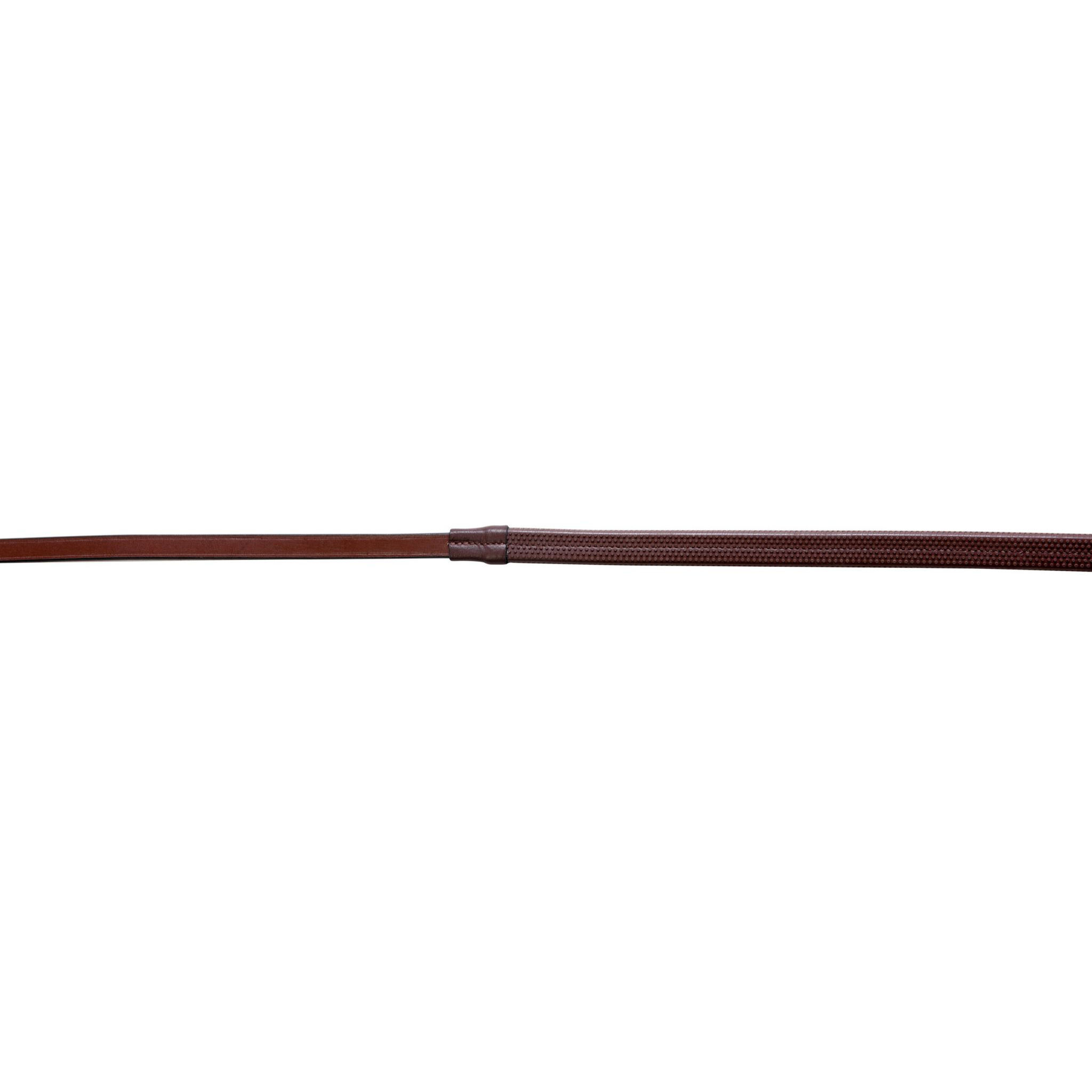 Éric Thomas Pro rubber reins with small pimple Havana