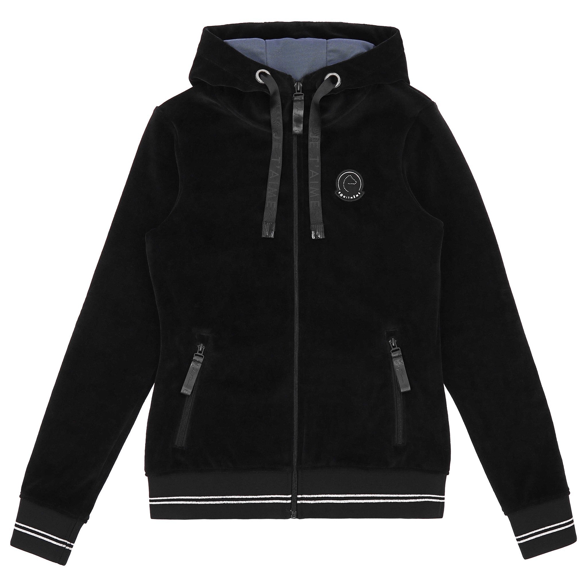 Je t’aime EQUITHÈME Coline Sweatshirt - Ladies Black 963220022