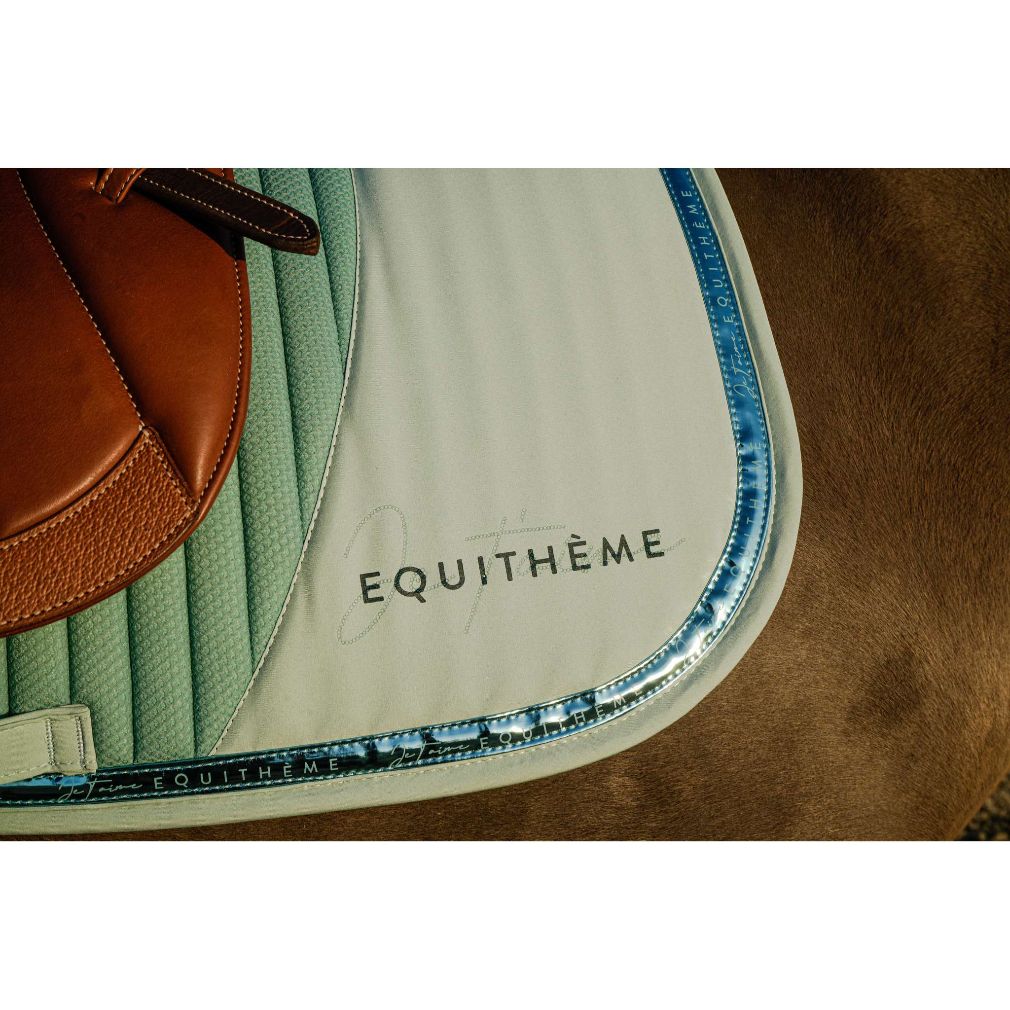 EQUITHÈME Talent All-Purpose Saddle Pad Light green - 204511008_ambi_2