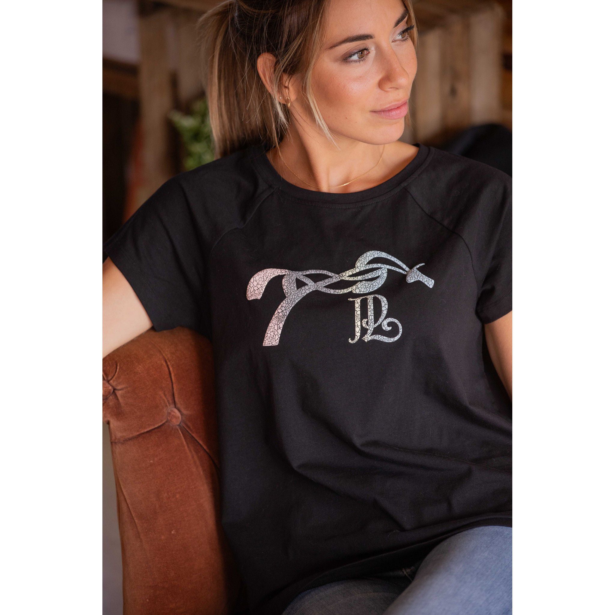 Pénélope Funky T-shirt - Ladies Black 963422021