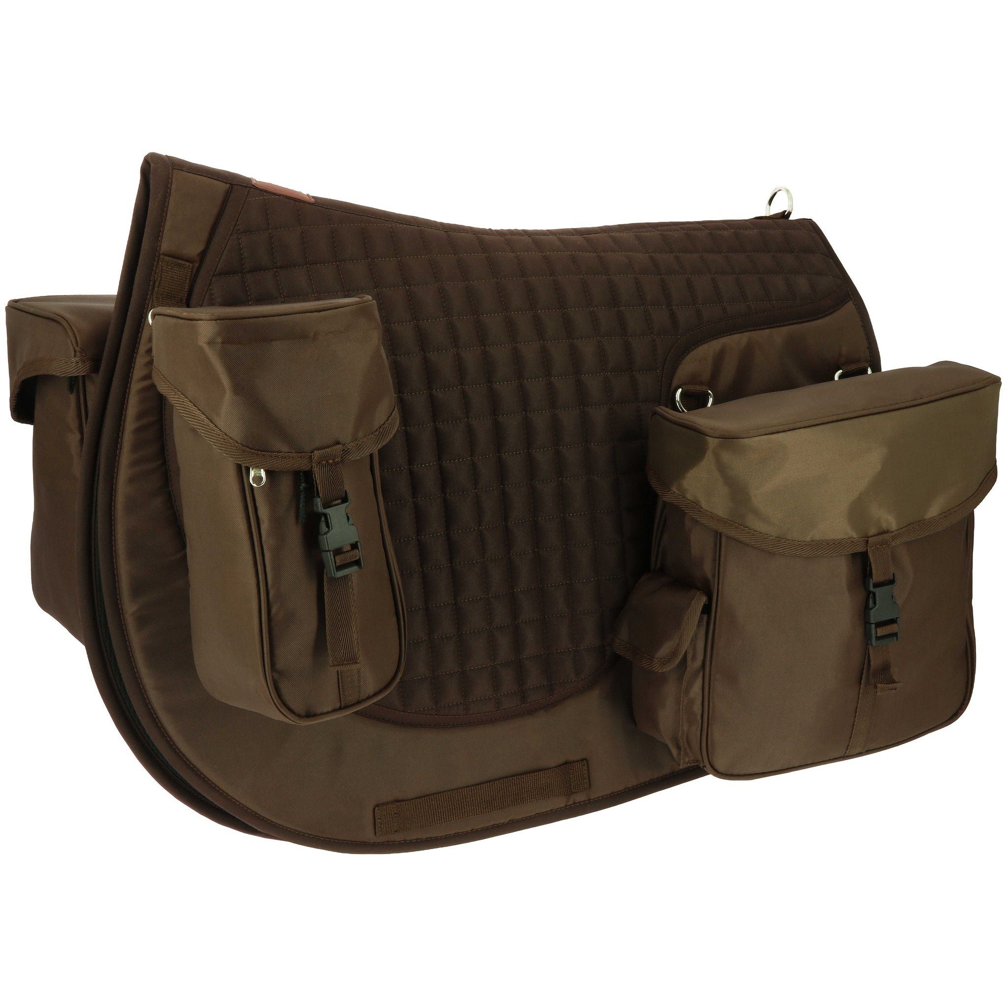 Randol's Trail Riding Pad with 4 Pouches Brown 204482304