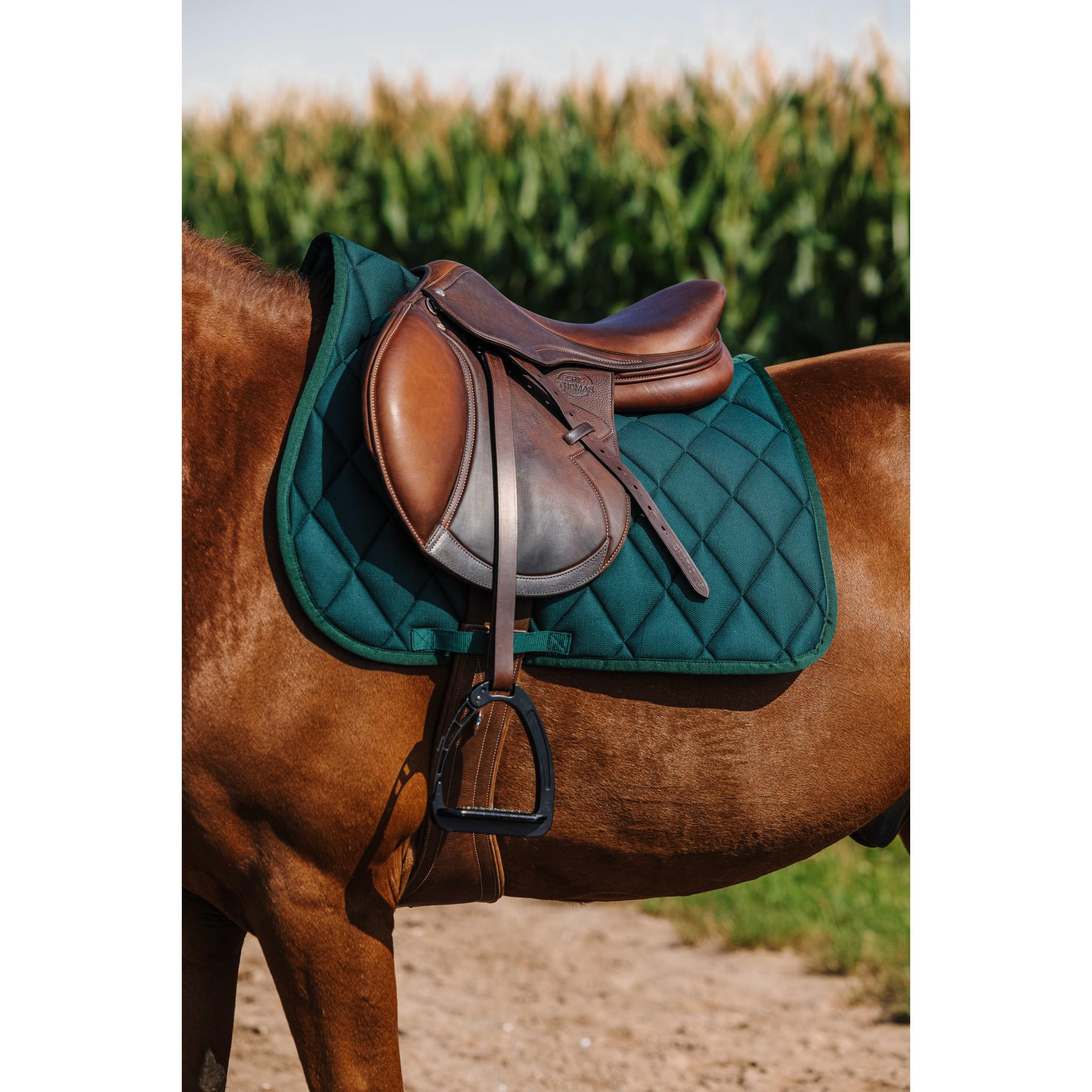 Riding World School Saddle Pad - All purpose Dark green 204057009