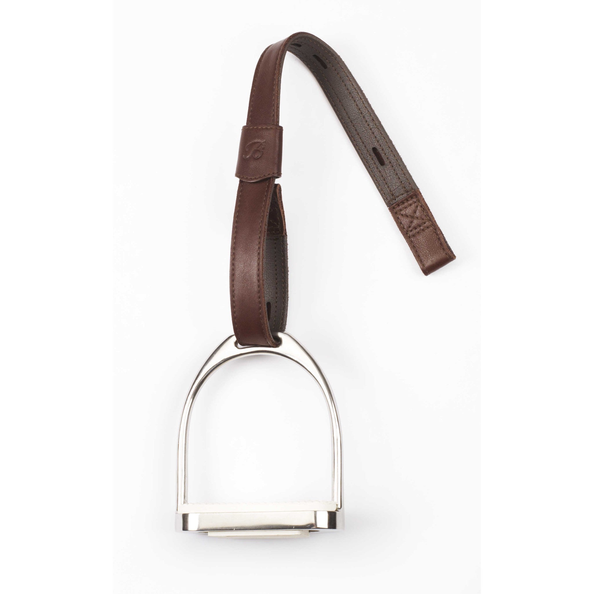 Bates Leather/synthetic stirrup leathers with hooks Havana 202048018