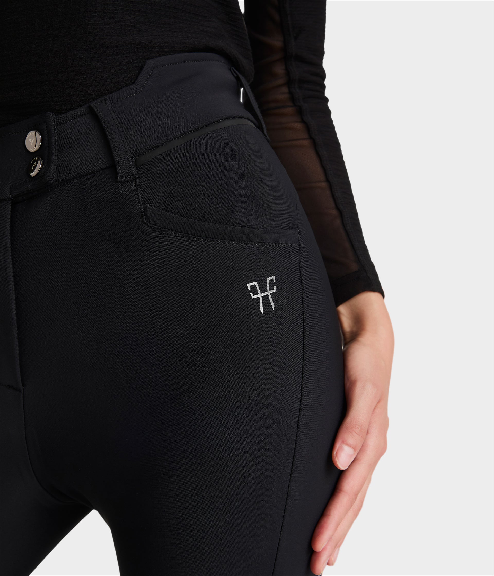Horse Pilot X Perform Iconic Breeches Women - Black