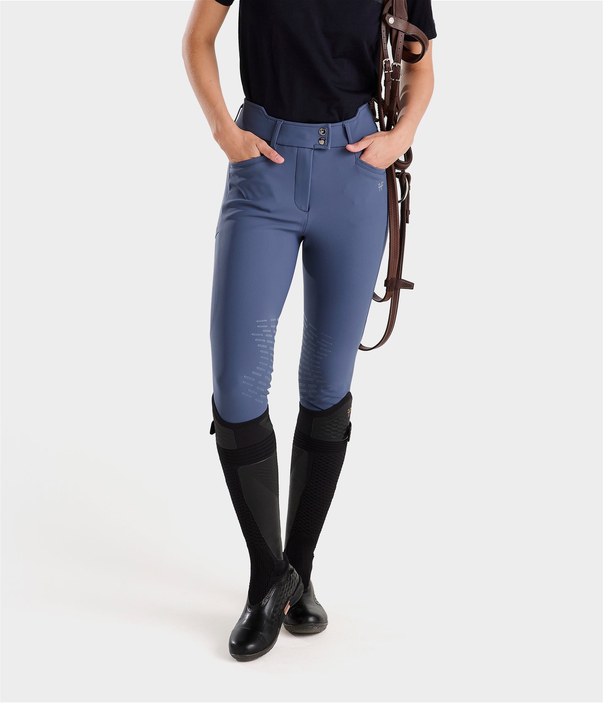 Horse Pilot X Perform Iconic Breeches Women - Vintage Indigo