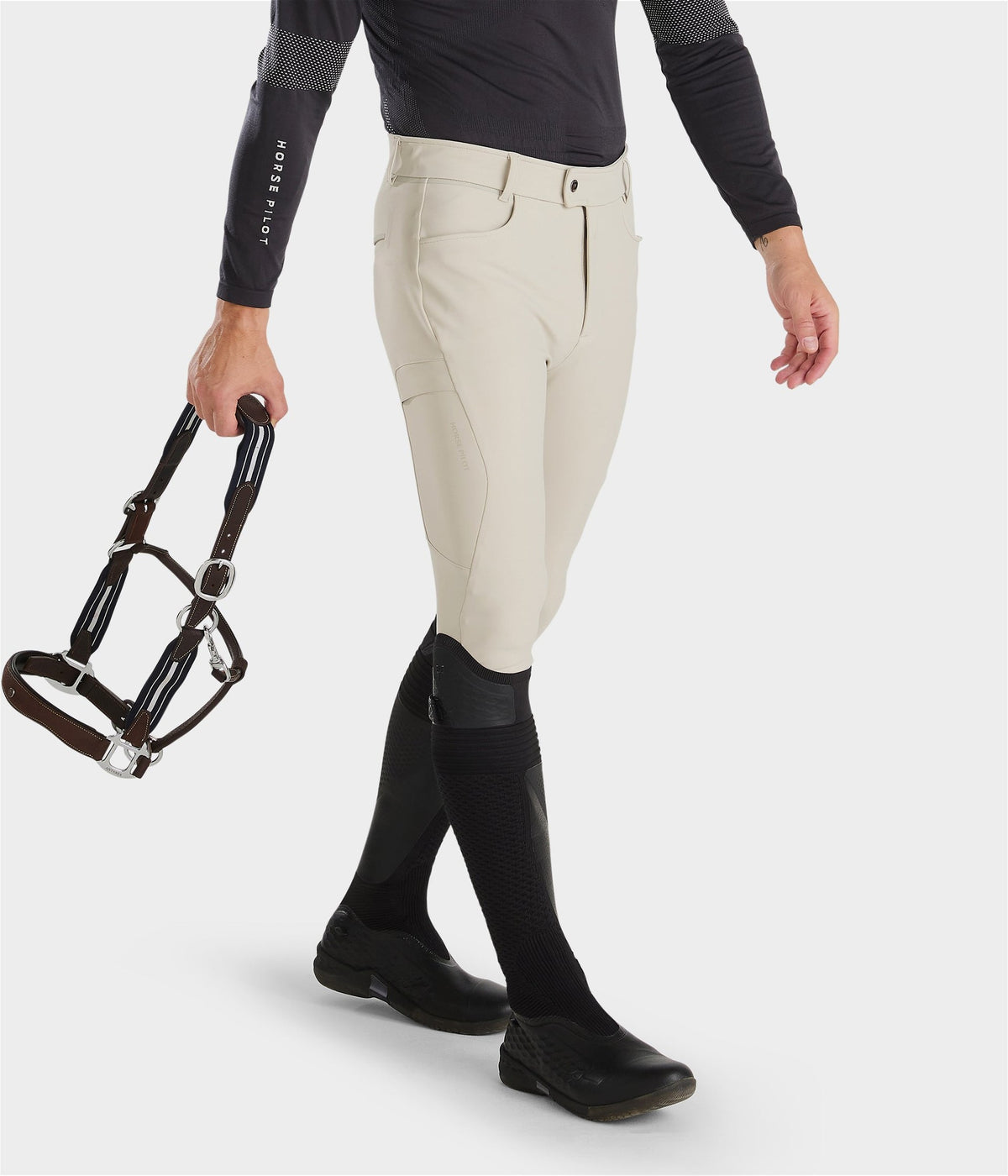 Horse Pilot X Perform Iconic Breeches Men - Hunter