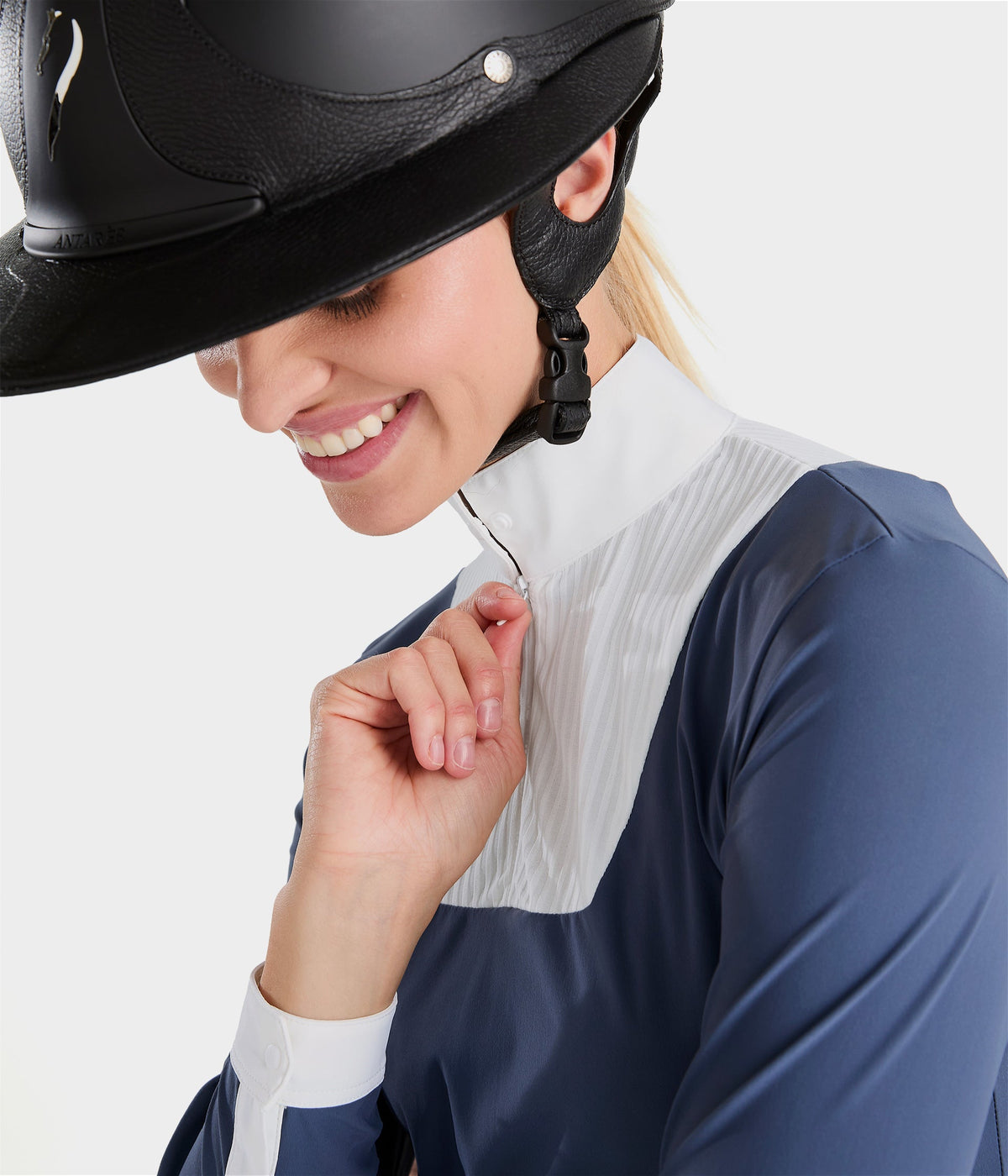 Horse Pilot Aeris Competition Shirt LS Women - Vintage Indigo