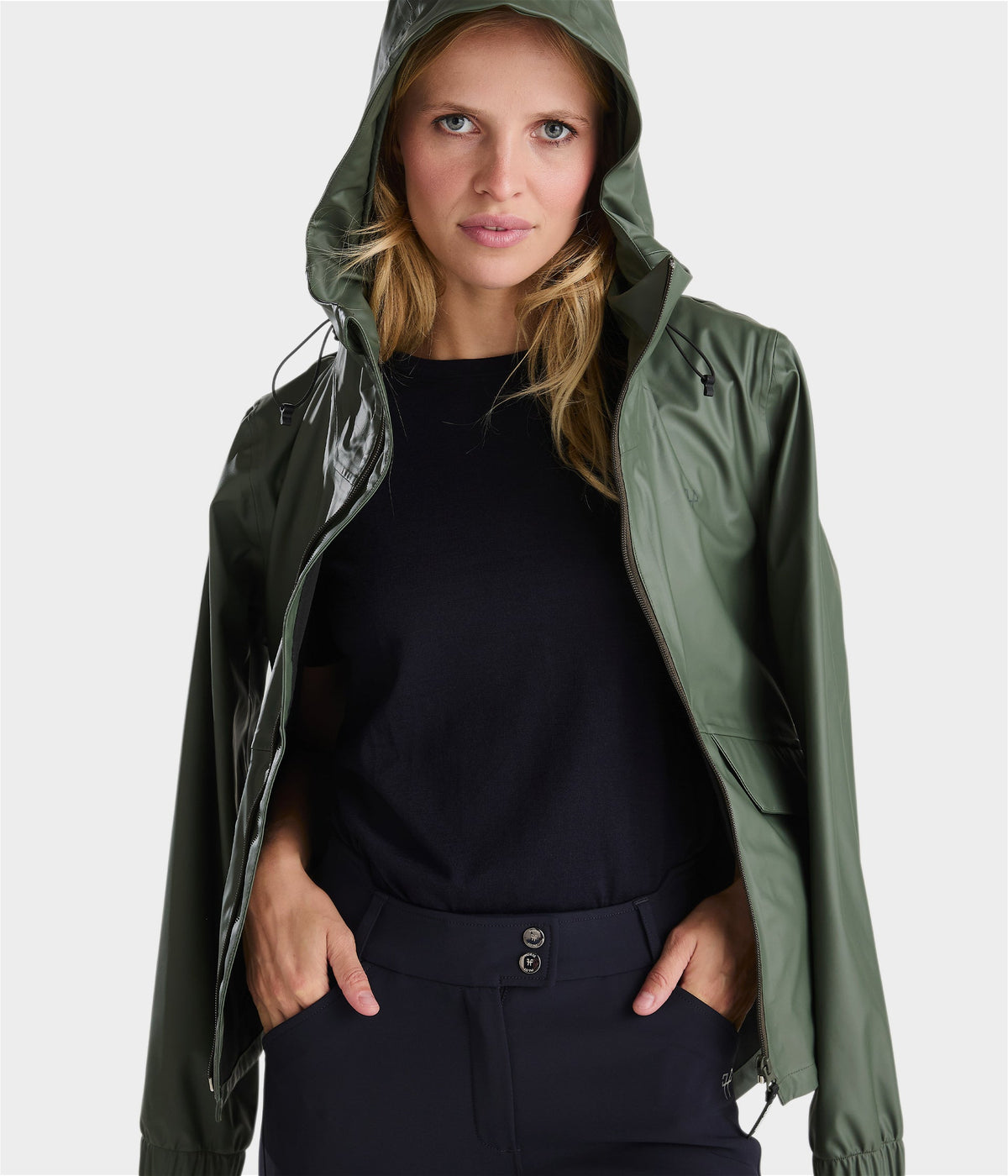 Horse Pilot Raintech Jacket Women - Forest Night