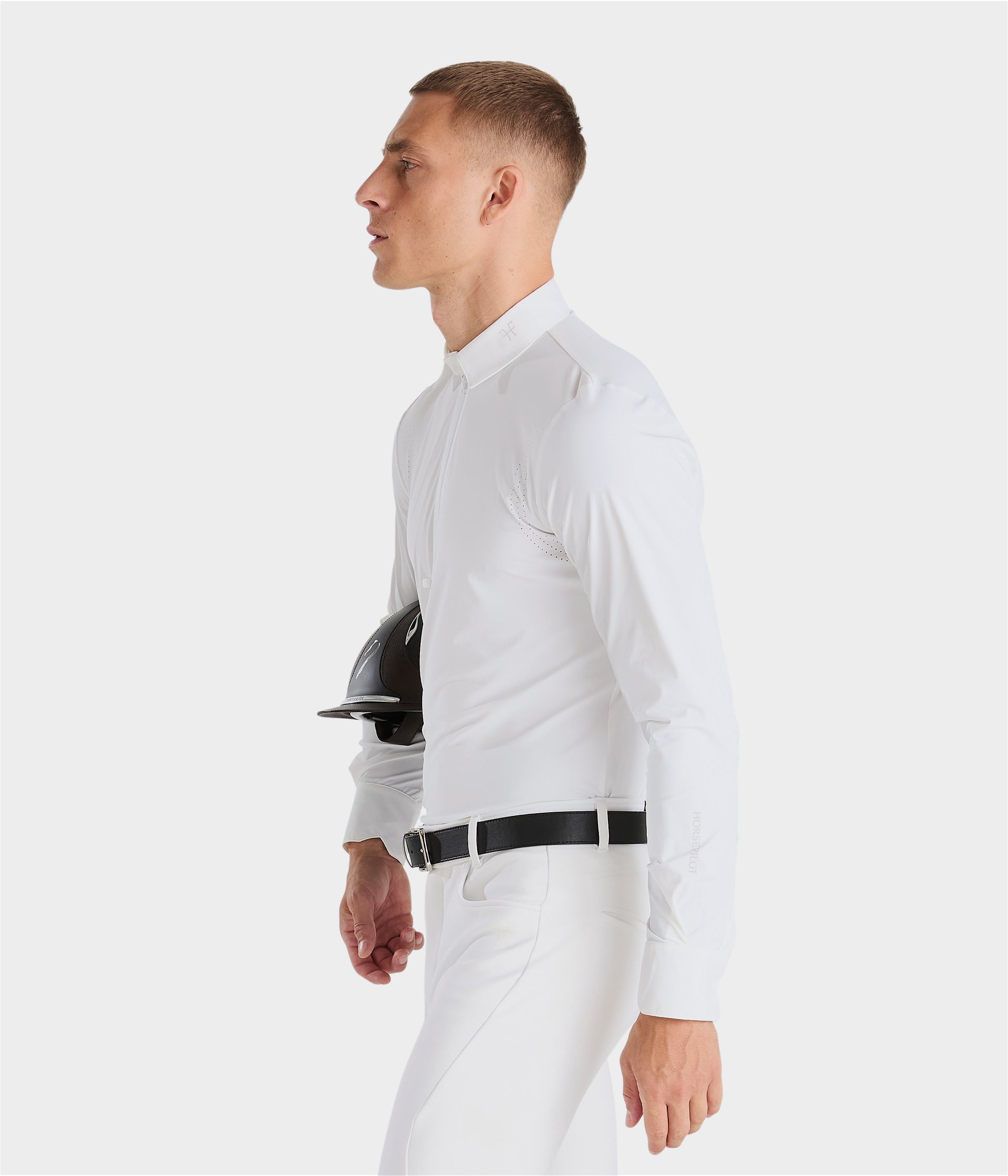 HORSE PILOT Aeris competition Polo SS Men - White