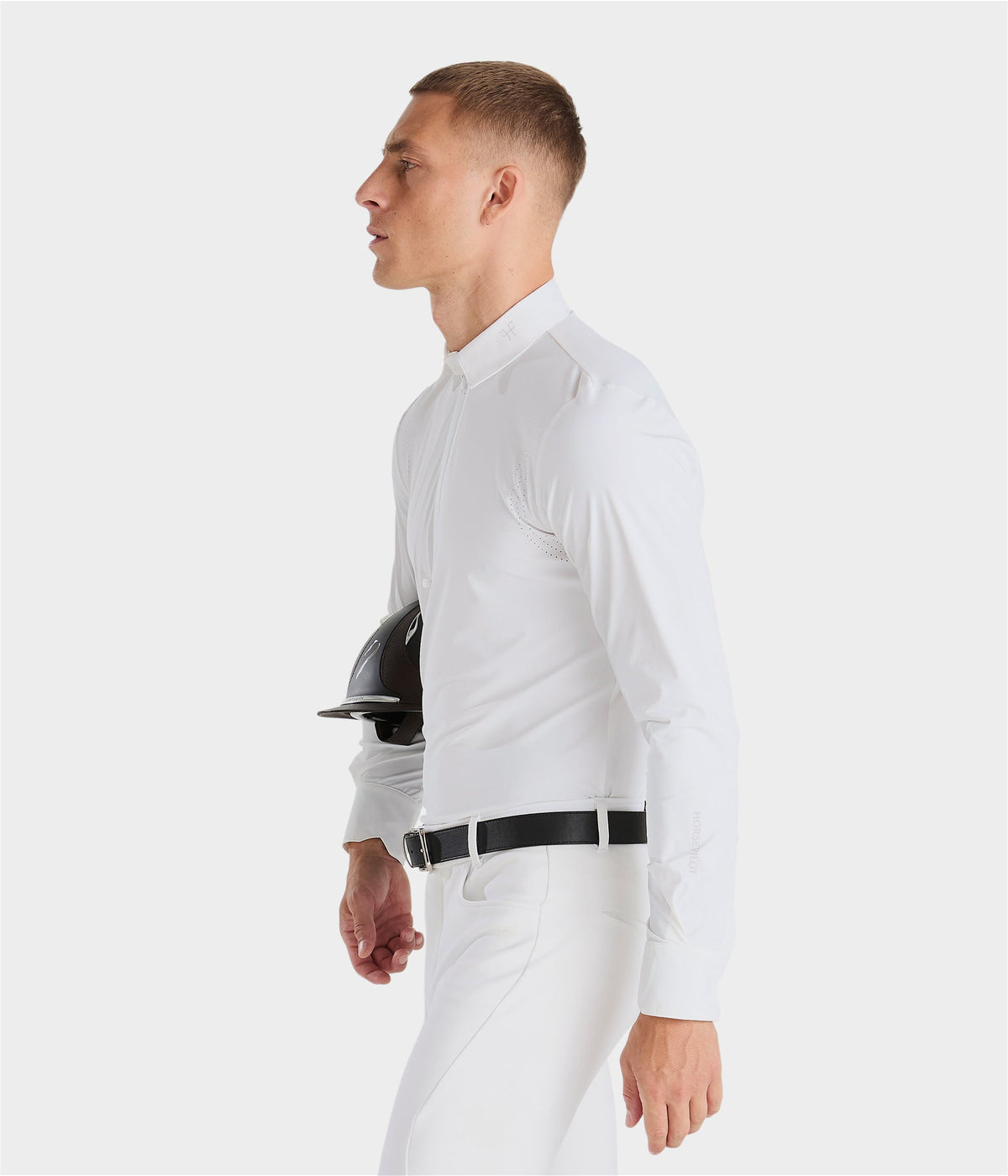Horse Pilot Aeris Competition Polo SS Men - White