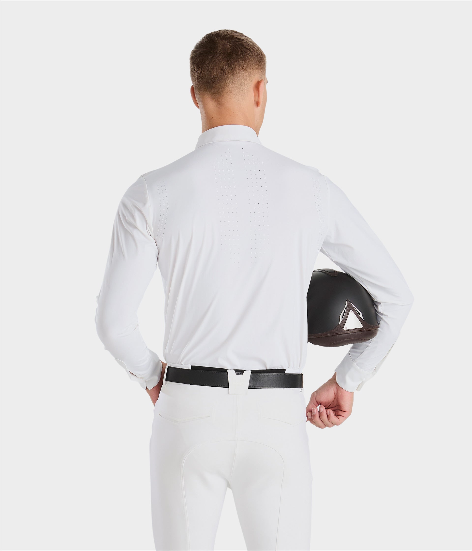 Horse Pilot Aeris Competition Polo SS Men - White