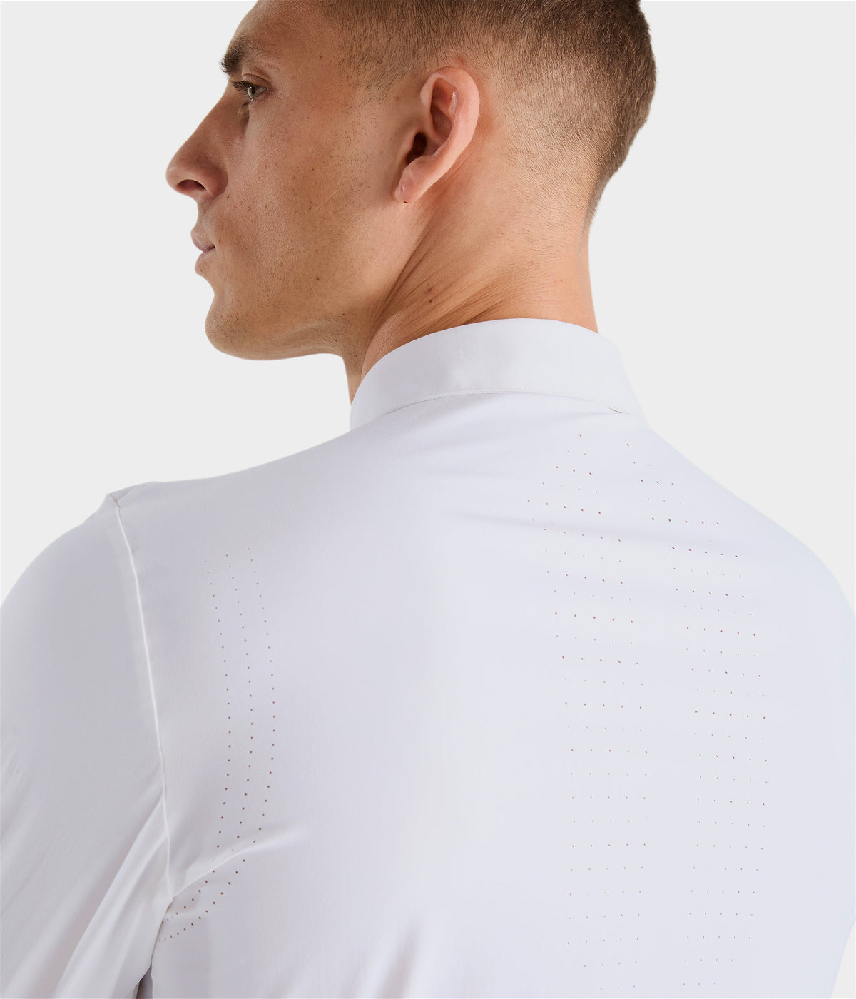 Horse Pilot Aeris Competition Polo SS Men - White