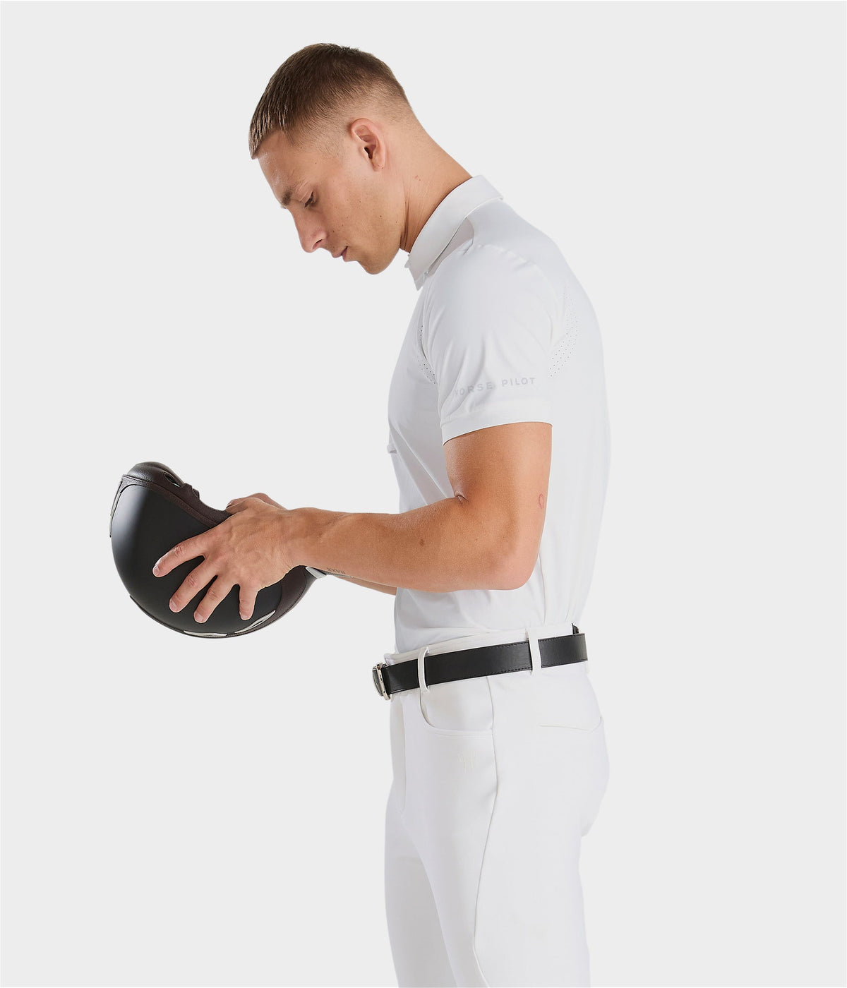 Horse Pilot Aeris Competition Polo SS Men - Dark Night