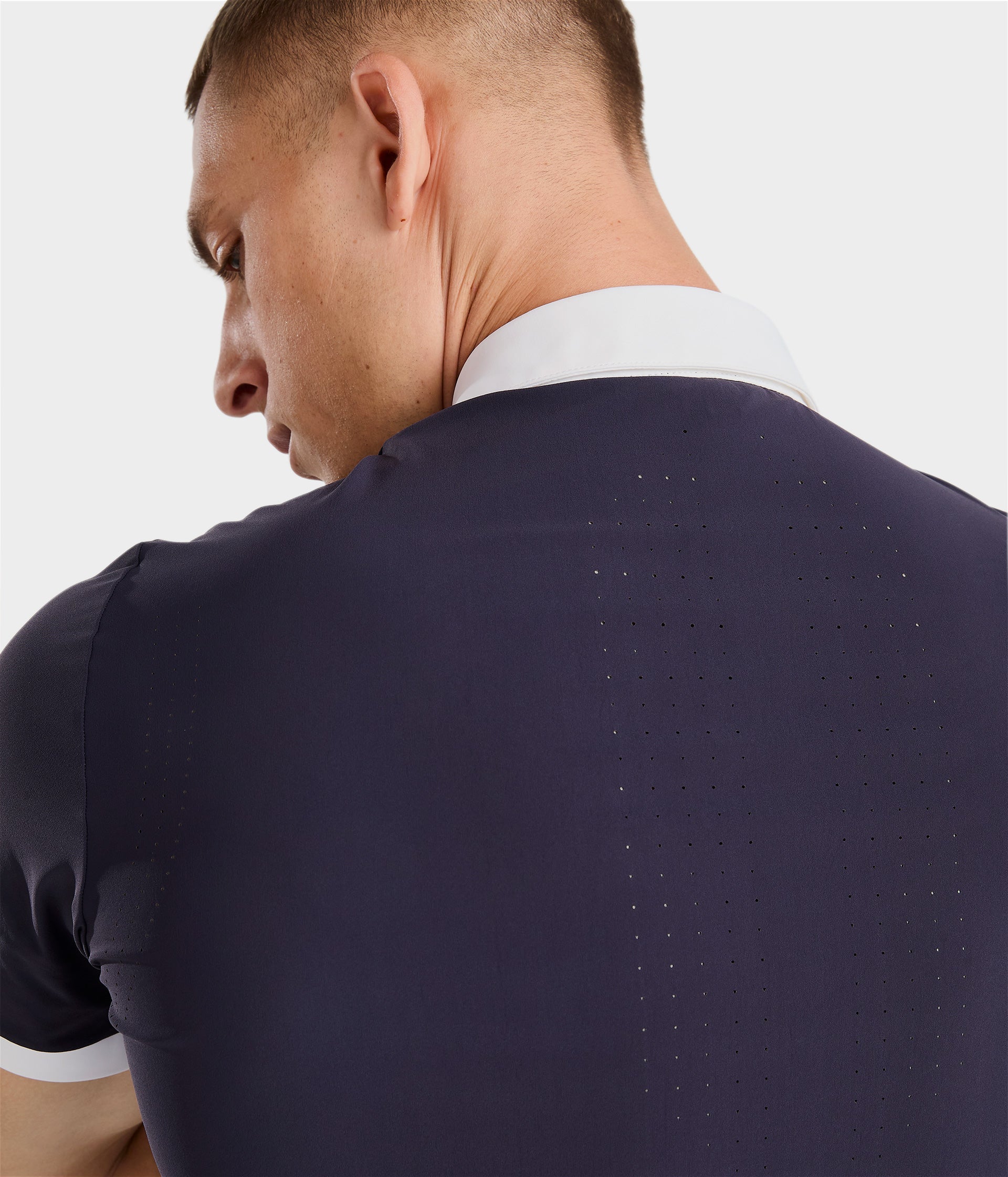 Horse Pilot Aeris Competition Polo SS Men - White