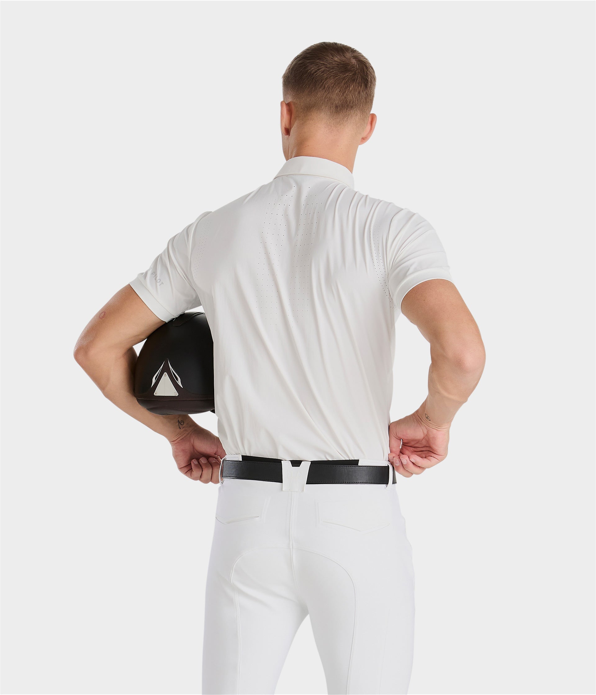 Horse Pilot Aeris Competition Polo SS Men - Dark Night