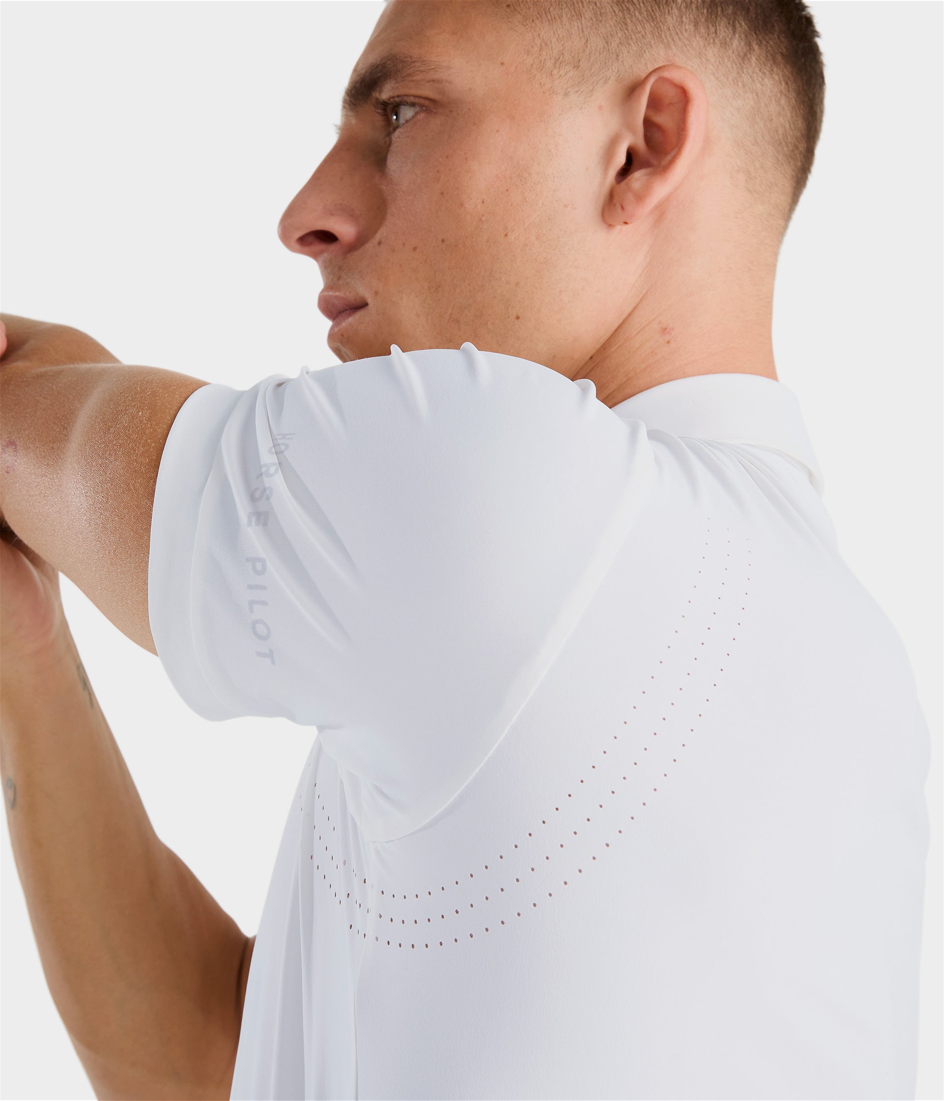 HORSE PILOT Aeris competition Polo SS Men - Dark Night
