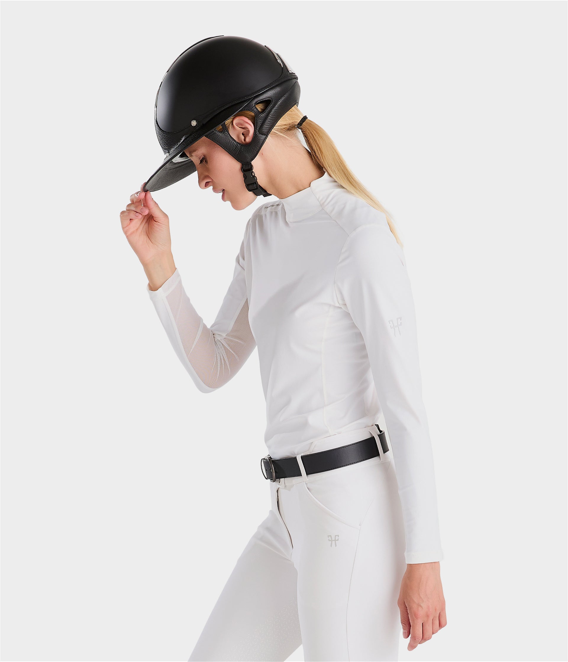 HORSE PILOT Flow Women Competition Shirt LS - White
