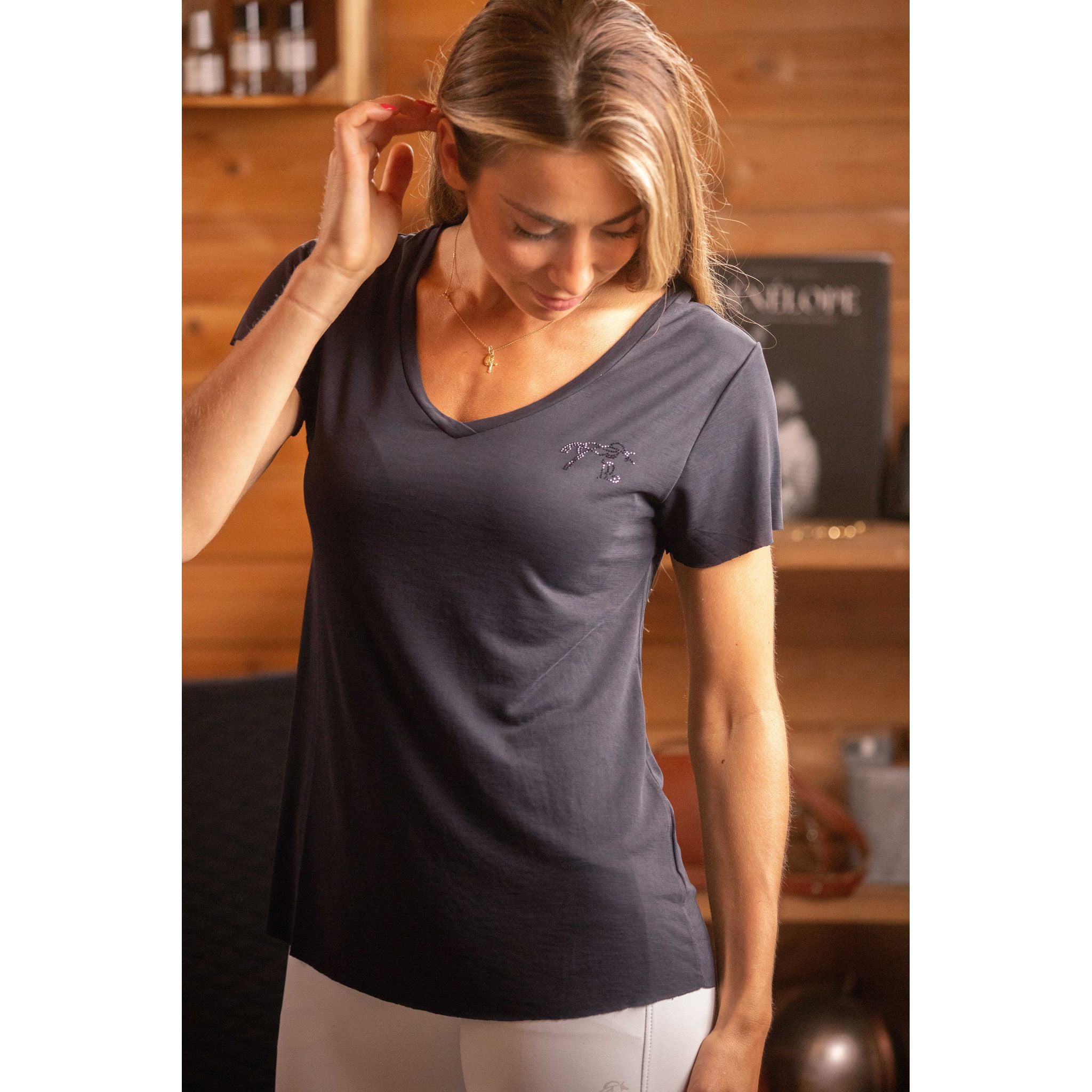 Penelope Juline T-Shirt - Women's Navy blue - 963419071_ambi_1