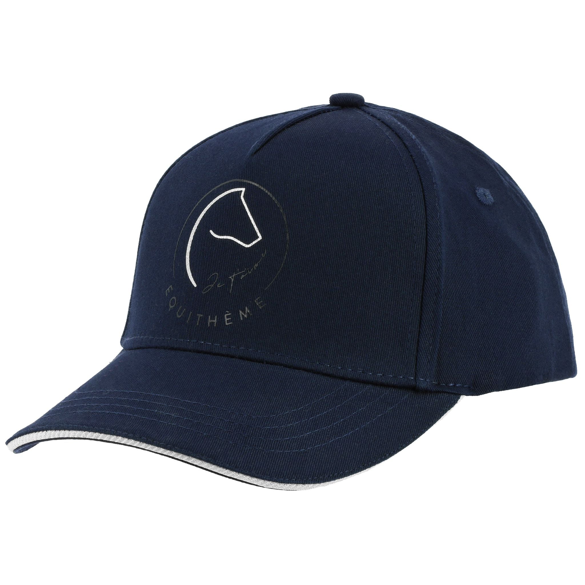 EQUITHÈME "I Love You" Cap - Ponytail Design Navy blue - 985163007_packshot_1