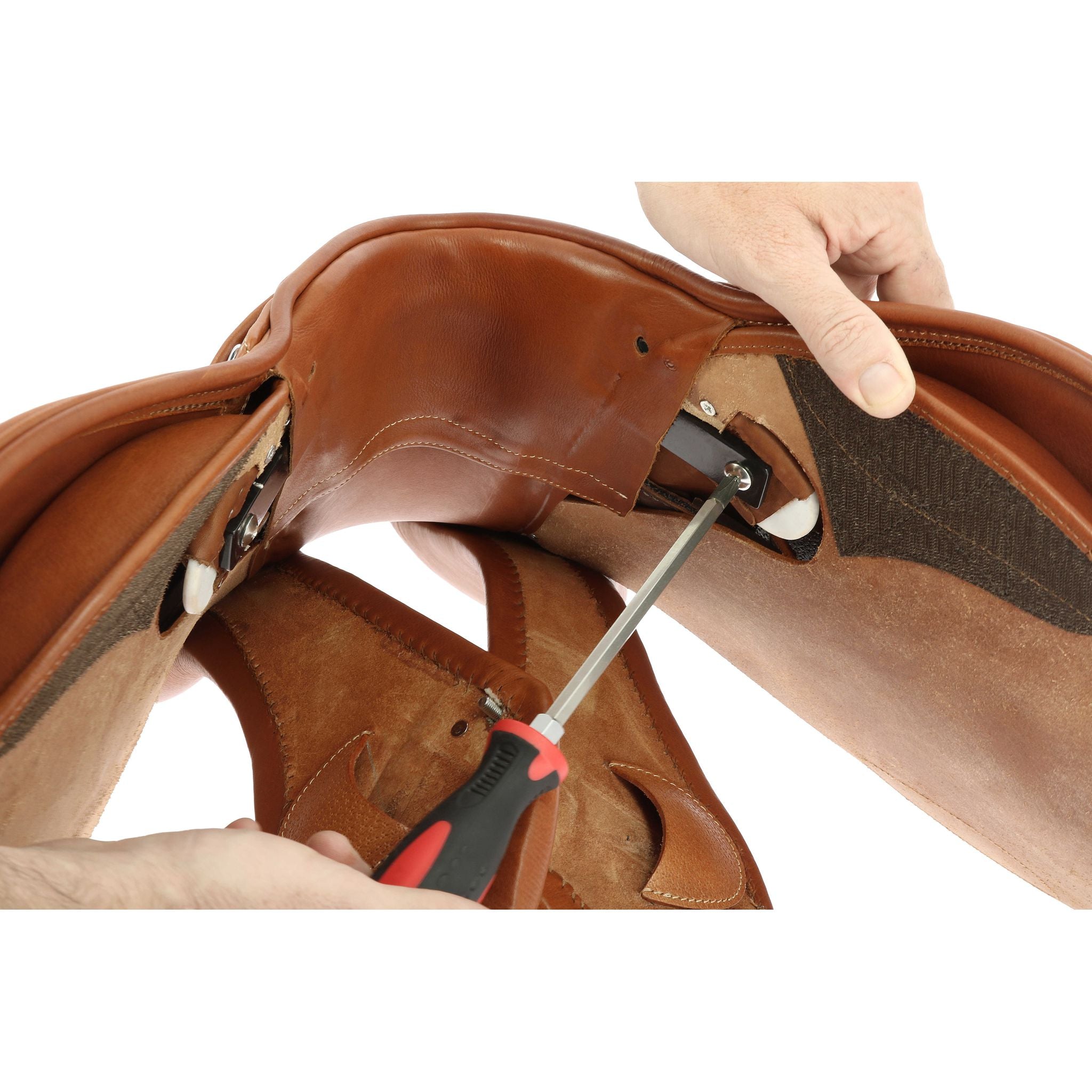 Interchangeable Gullet for Evolution GRAND PRIX Saddle - ERIC THOMAS Red - 702114001_zoom_3