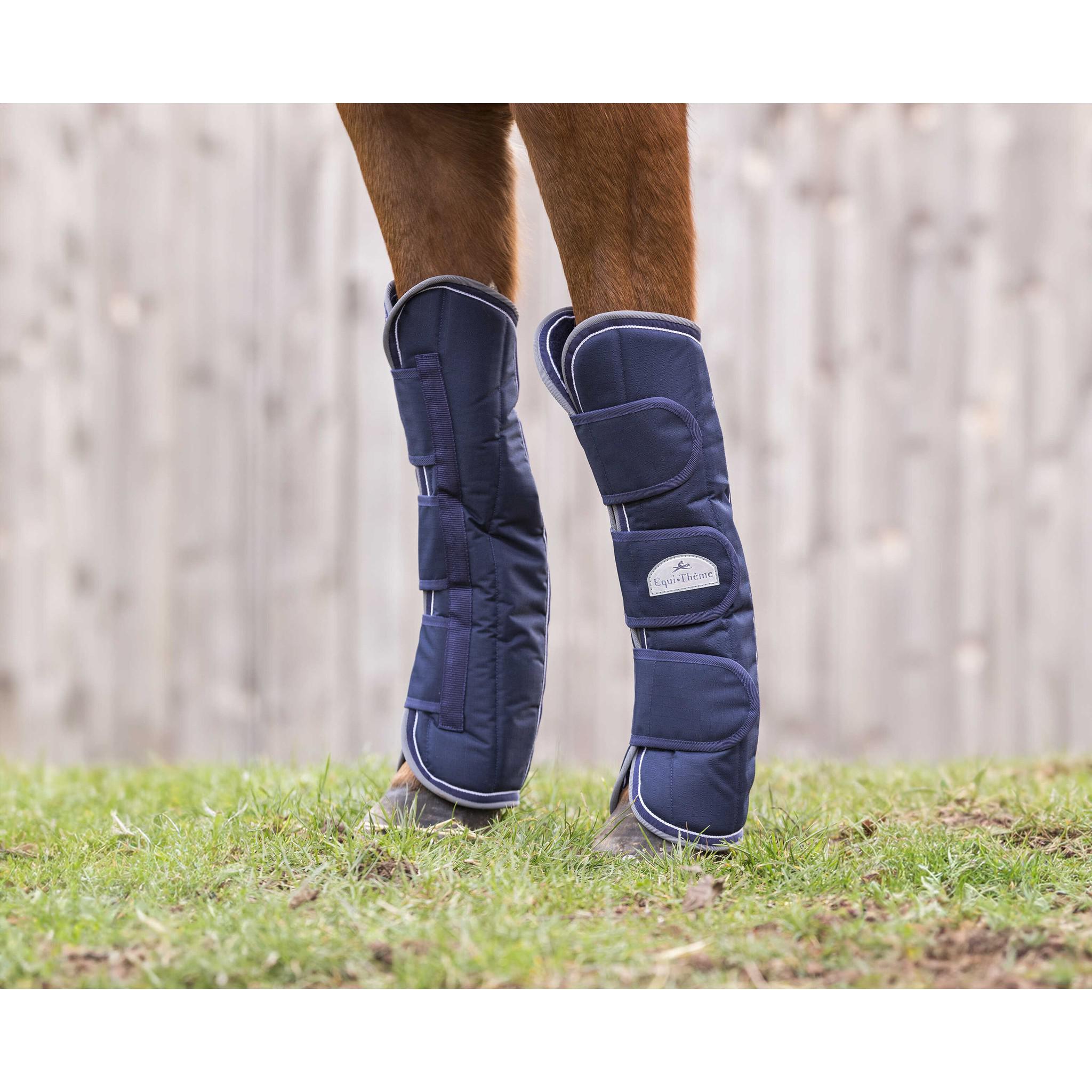 EQUITHÈME Tyrex 600D Shipping boots Navy blue/grey 402080003