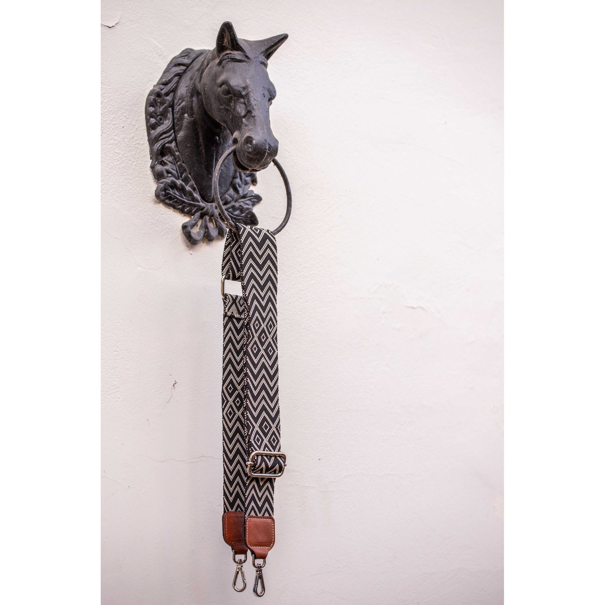 Pénélope Chevron Shoulder strap Black/ecru 936014002