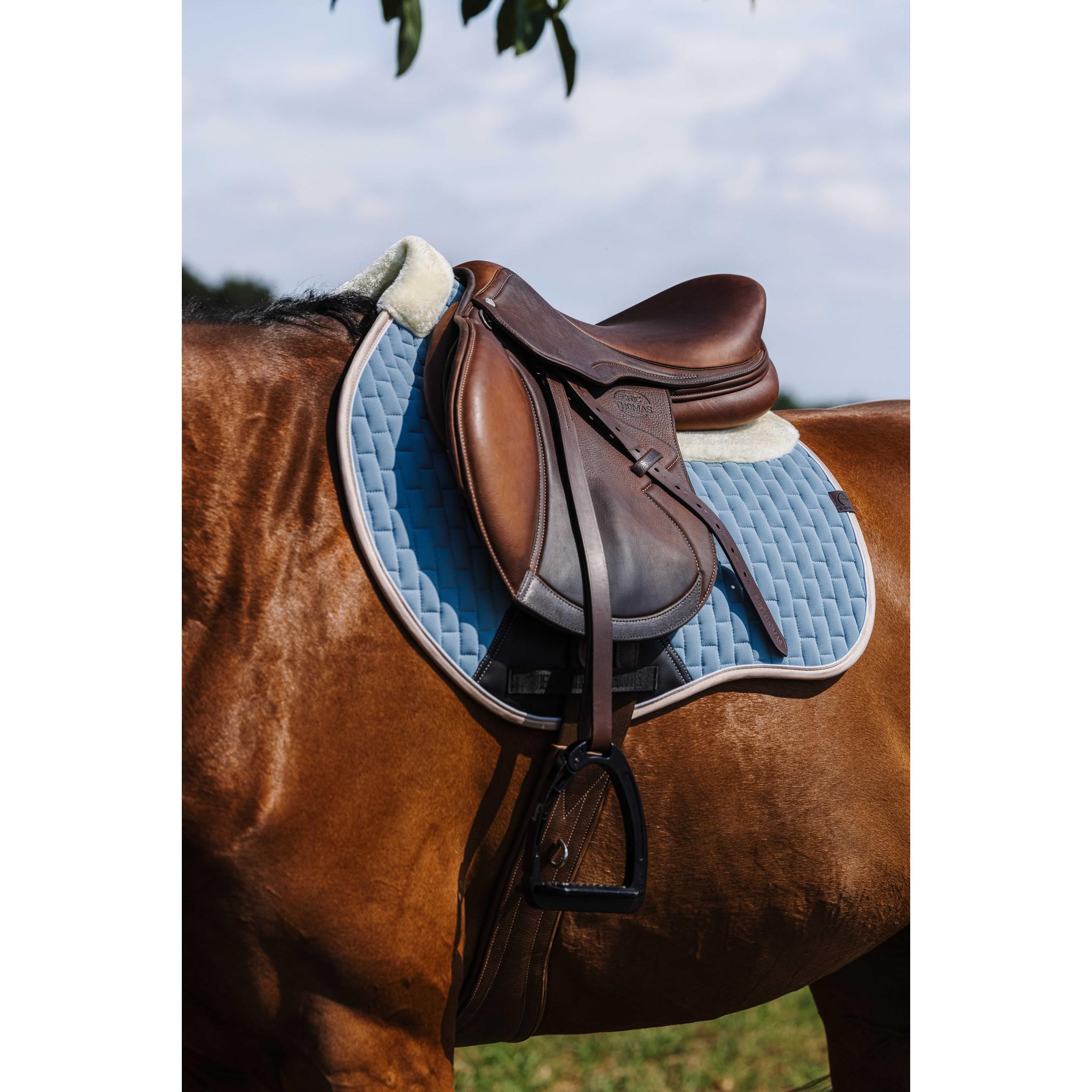 EQUITHÈME Dinard Saddle Pad - All purpose Blue/light blue 204007012