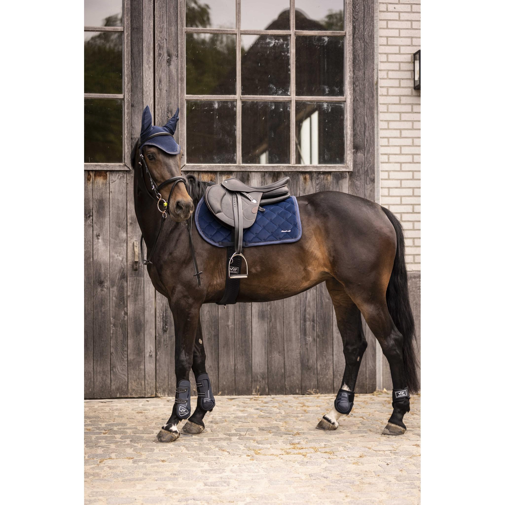 Lami-Cell Galaxy Velvet Saddle Pad - All purpose Navy blue 220033307