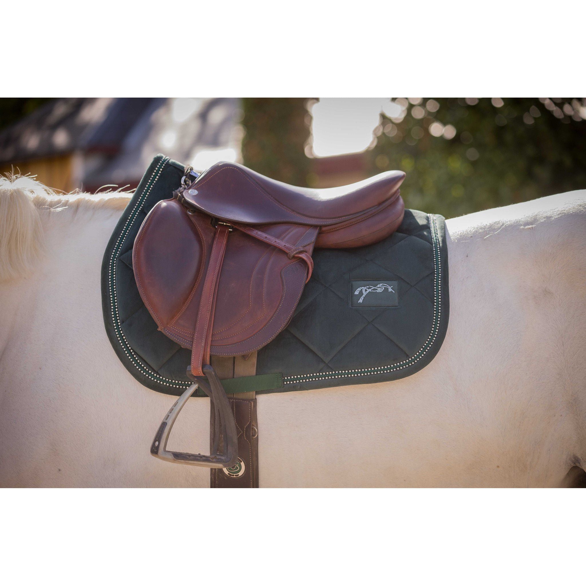 Eden by Pénélope New Strass Saddle pad - All purpose Dark green 204842009