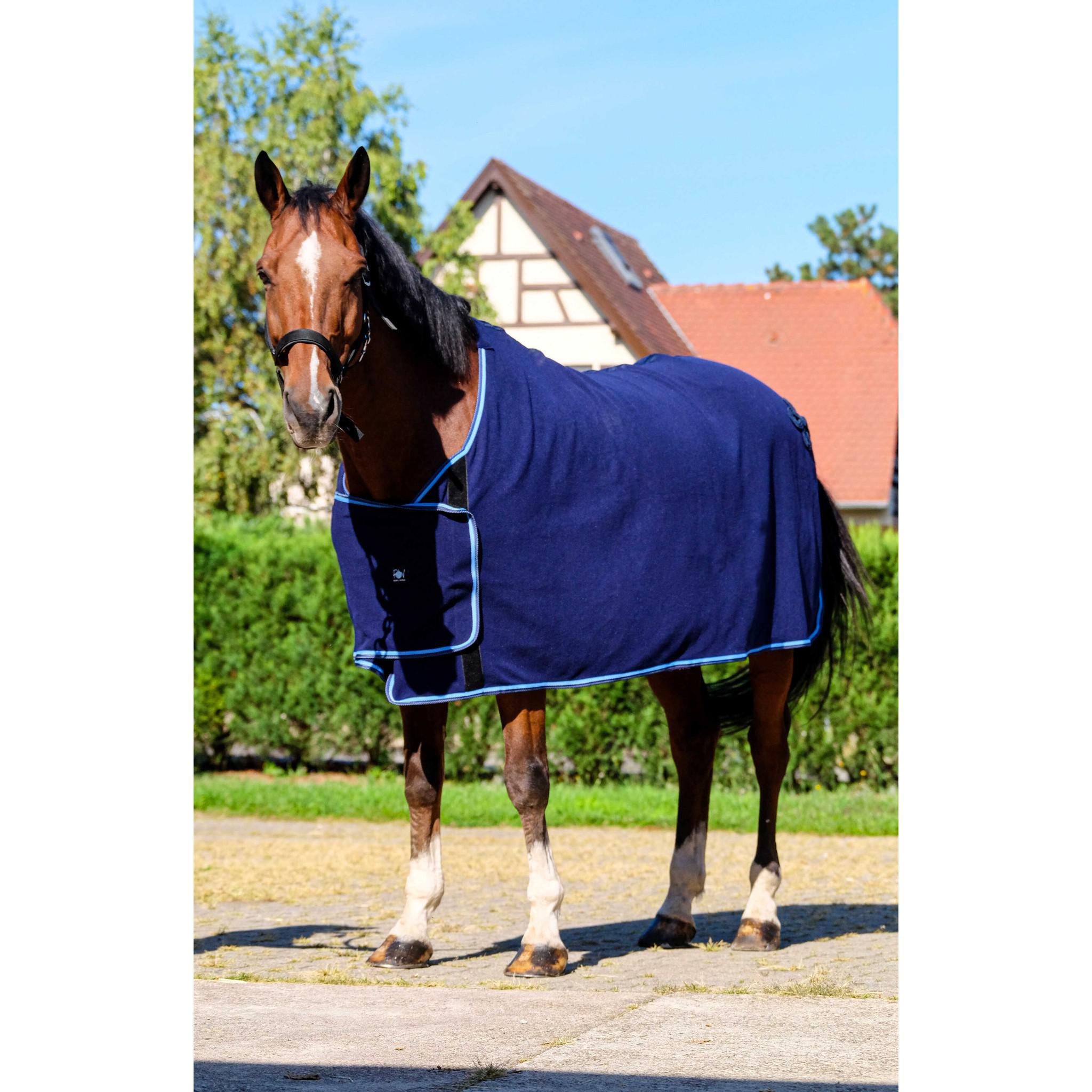 Riding World Show Sheet Navy blue 400702063