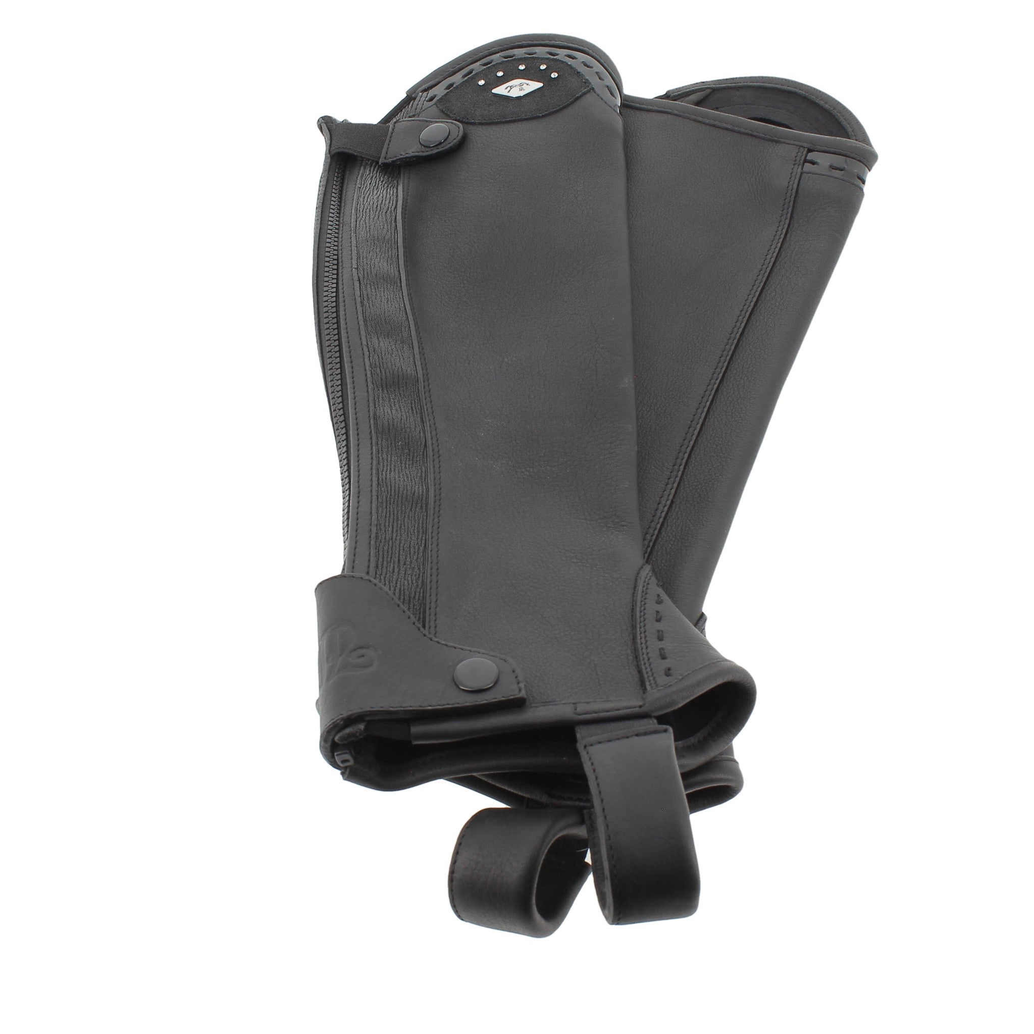 Pénélope mini-chaps Prisca leather Black 913201215