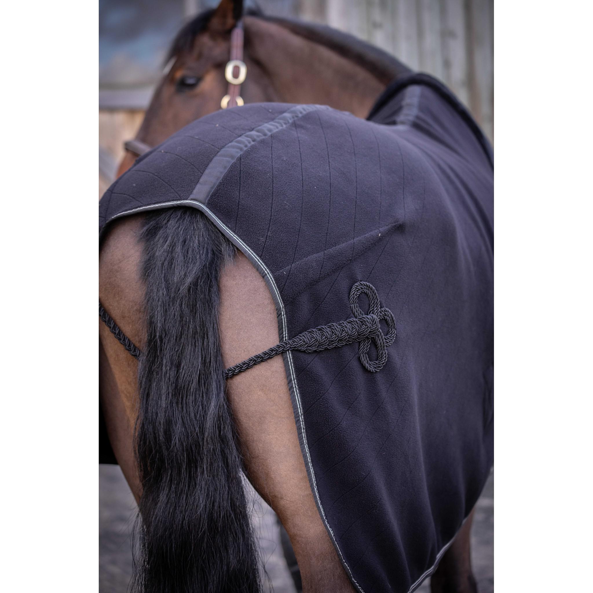 Paddock Sports Diagonal Polar Fleece Sheet Black 400037263